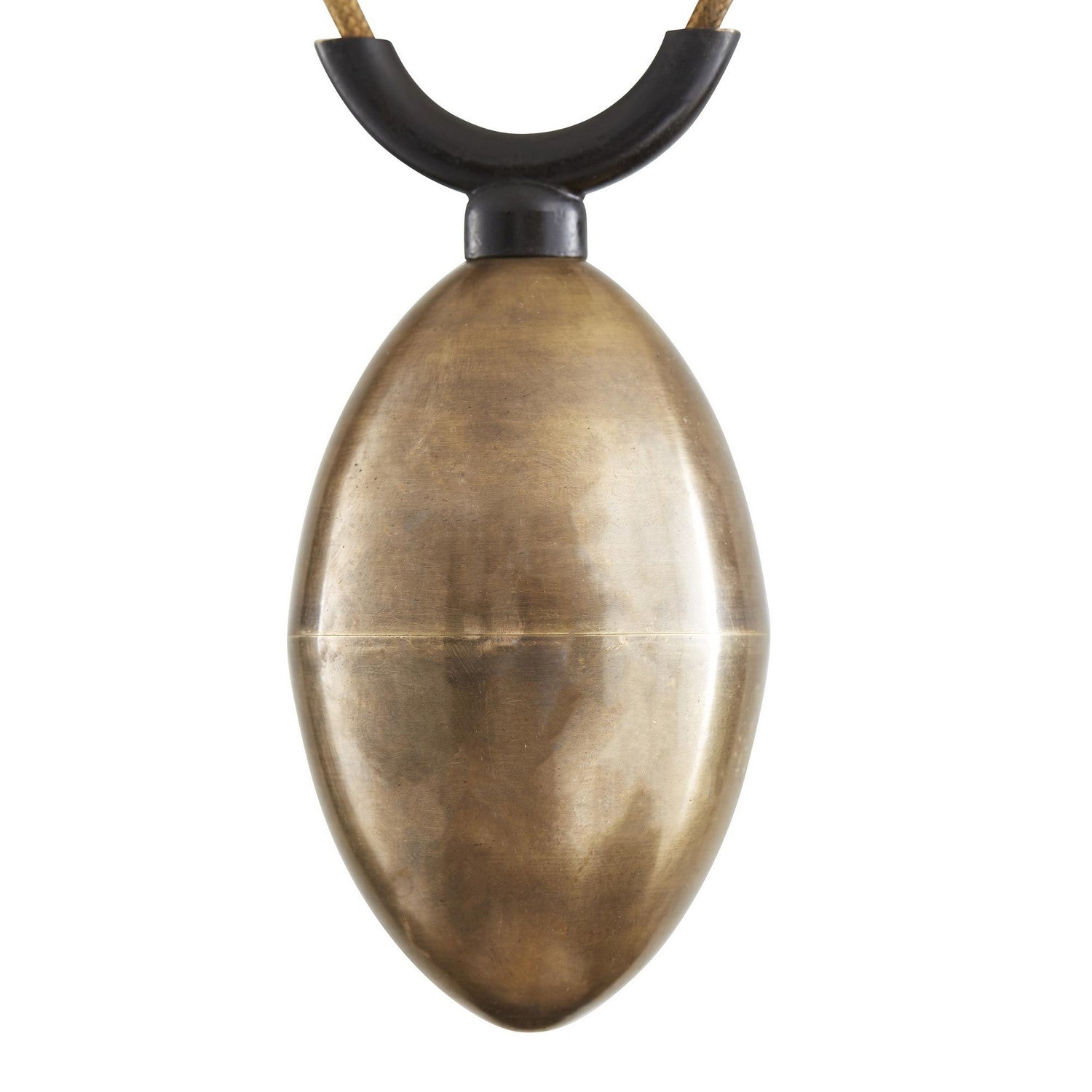 One Light Pendant from the Egg Drop collection in Bronze finish