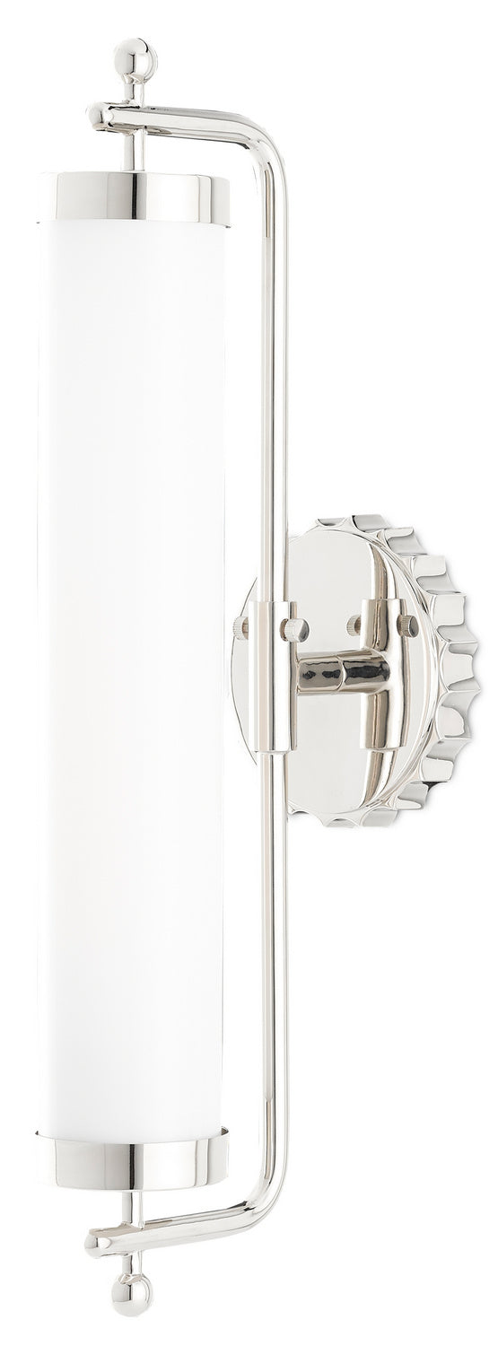 One Light Wall Sconce from the Barry Goralnick collection in Polished Nickel finish