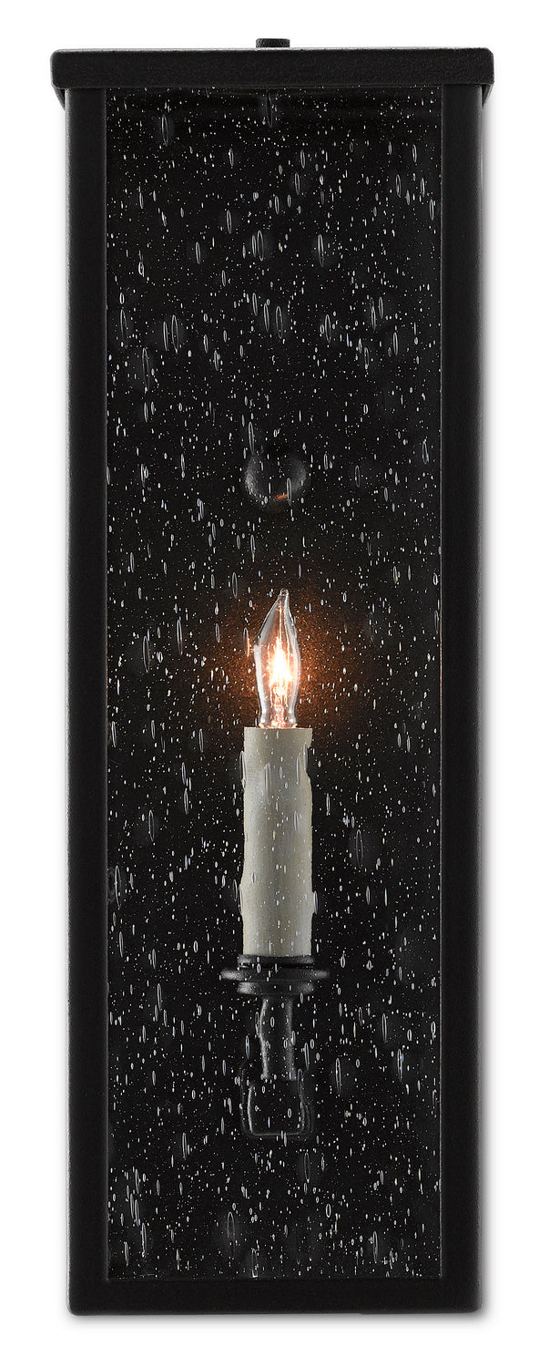 One Light Wall Sconce from the Tanzy collection in Midnight finish