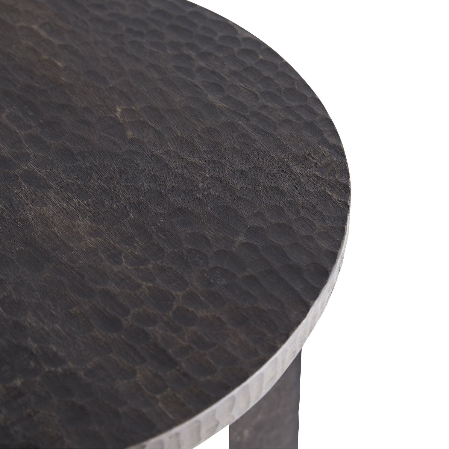 Table from the Dustin collection in Soft Black Waxed finish