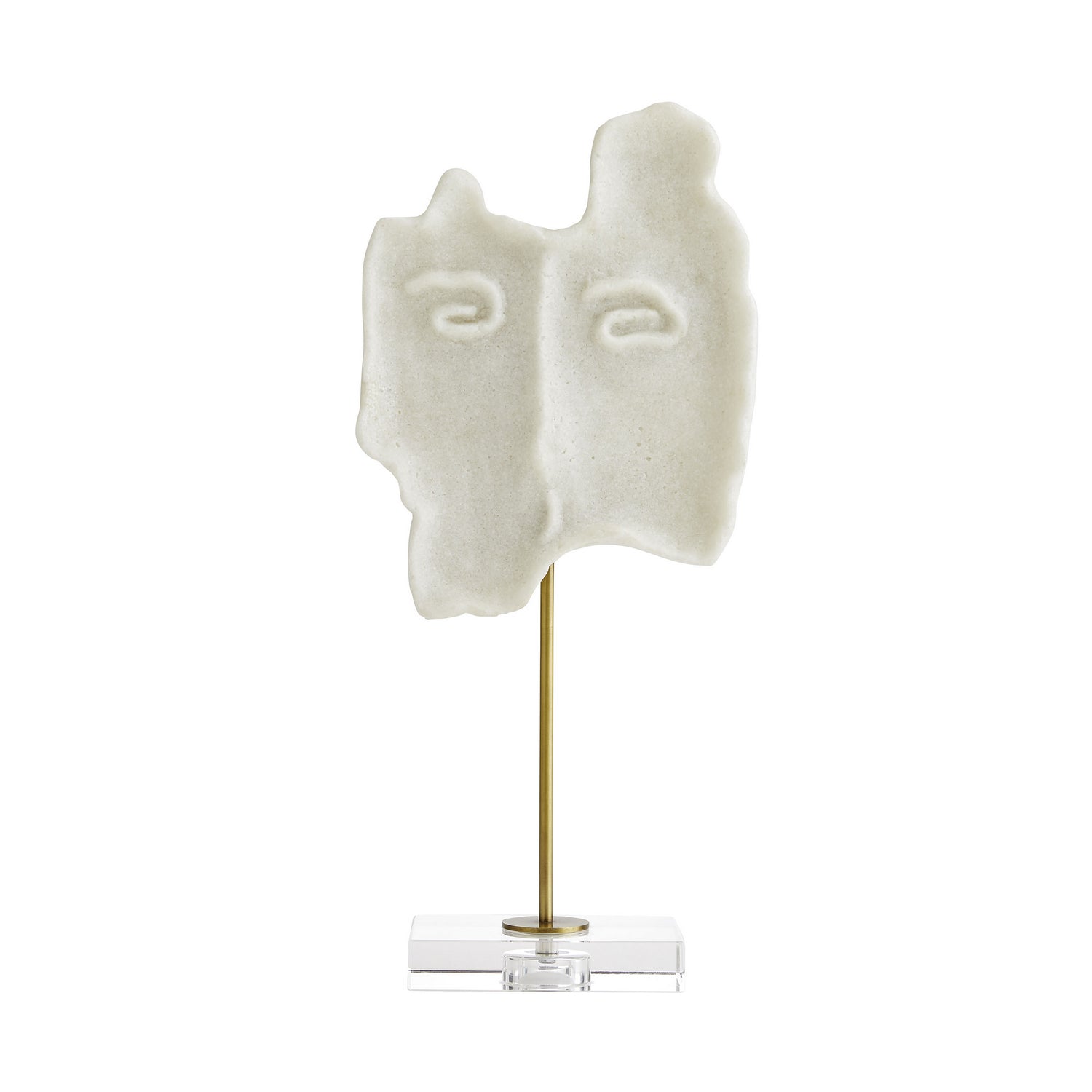 Sculpture, set of 2 from the Davids collection in White finish