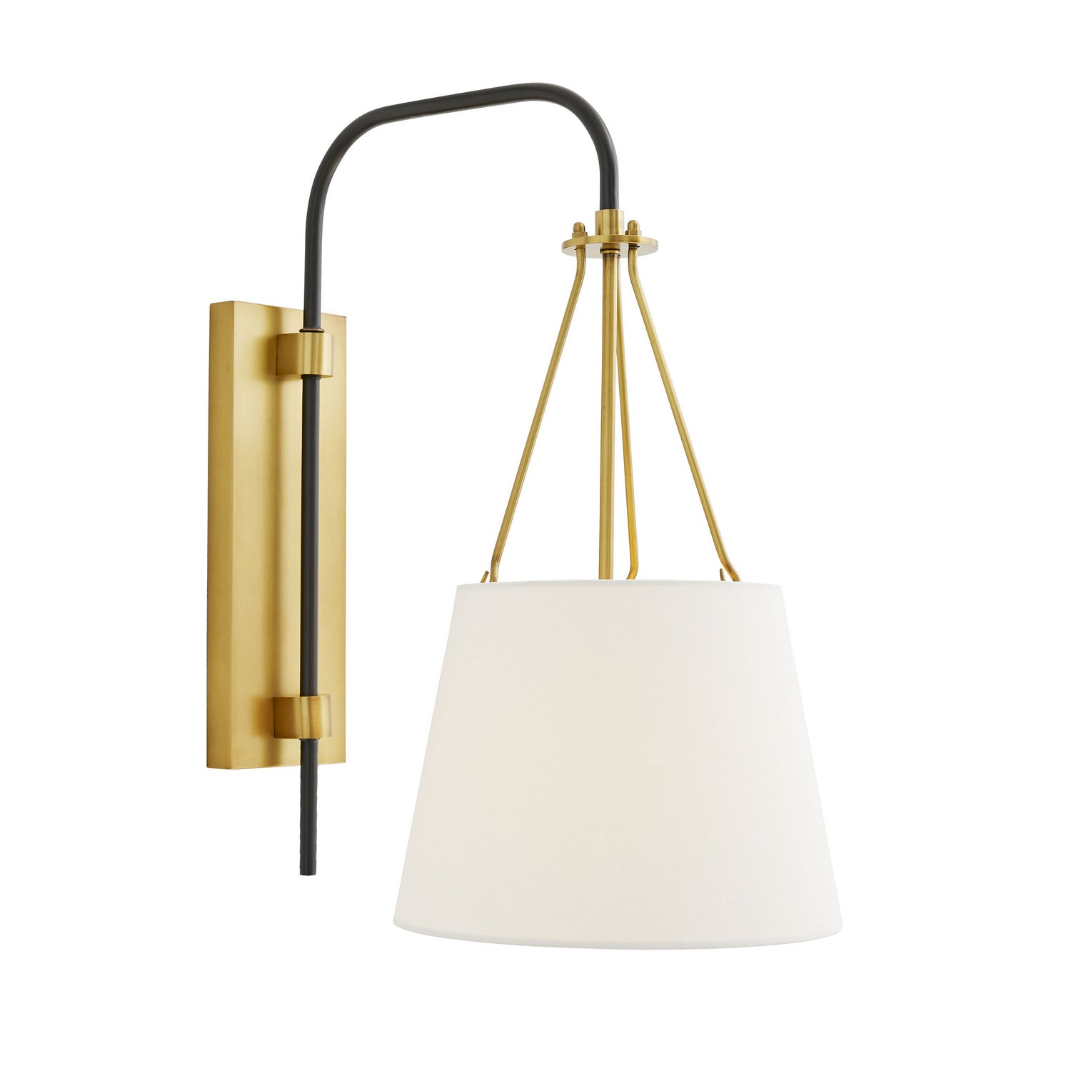 One Light Wall Sconce from the Franklin collection in Antique Brass finish