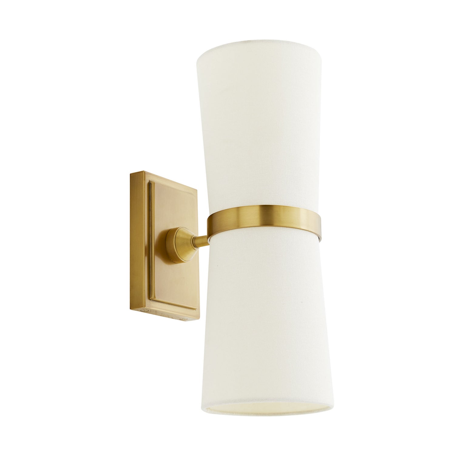 Two Light Wall Sconce from the Inwood collection in Antique Brass finish