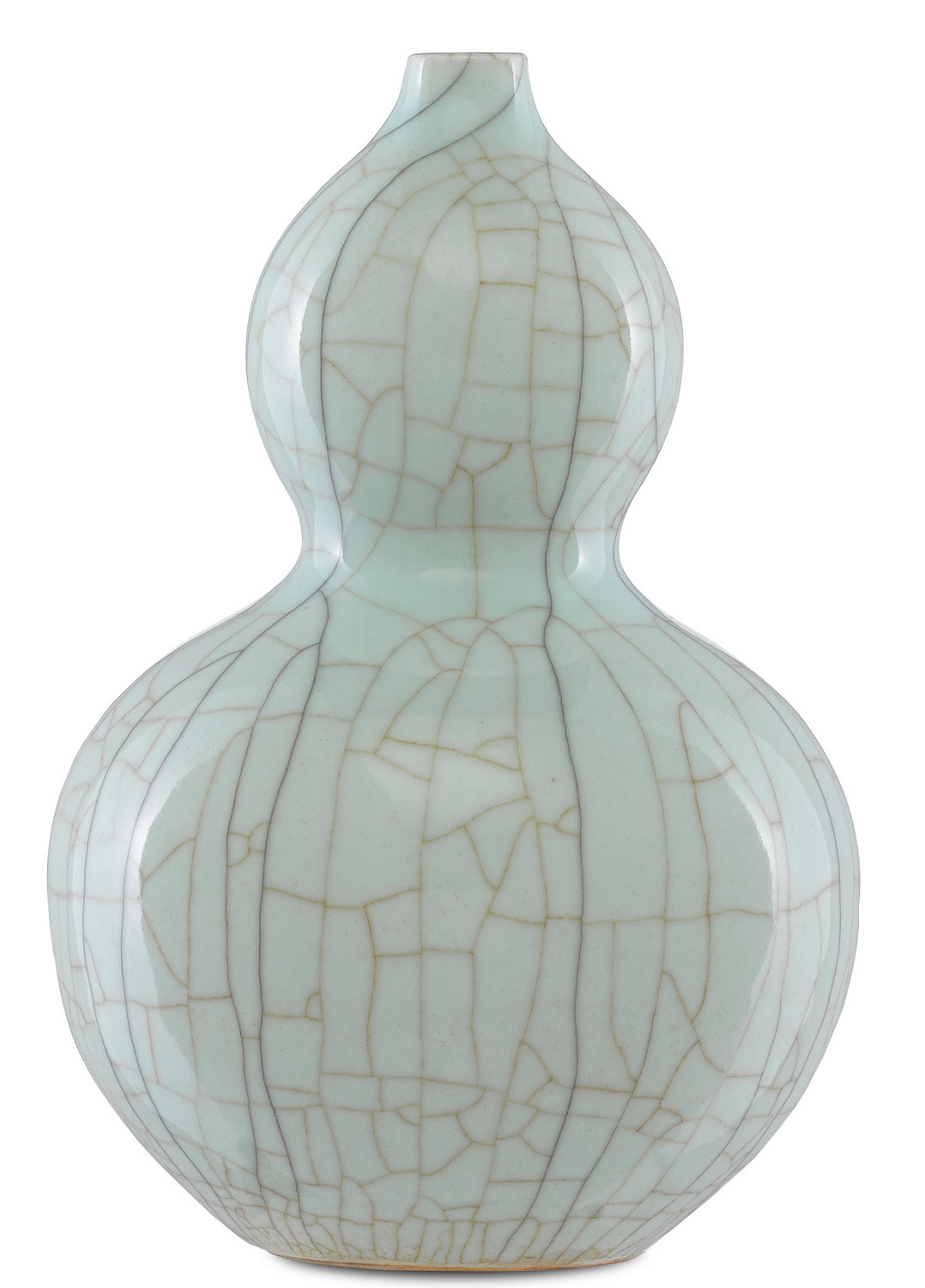 Vase from the Maiping collection in Celadon Crackle finish