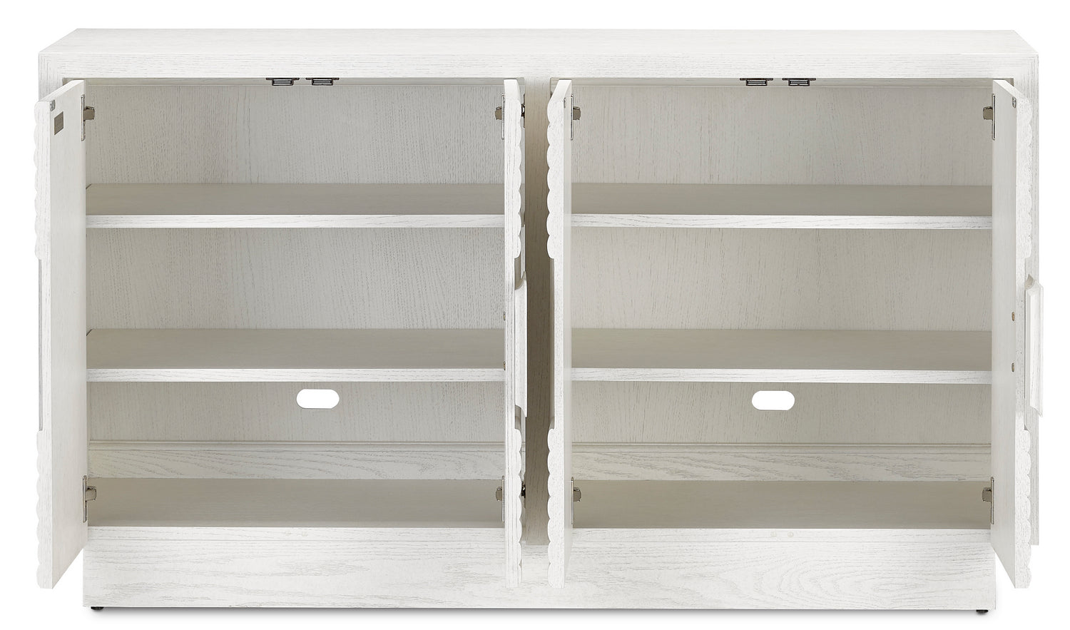 Cabinet from the Morombe collection in Cerused White finish