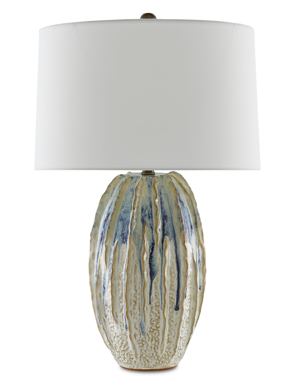 One Light Table Lamp from the Montmartre collection in Milk/Purple finish