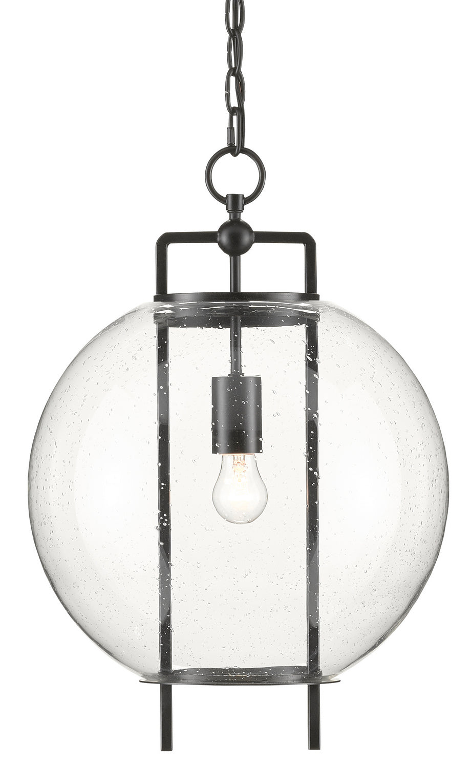 One Light Pendant from the Breakspear collection in Antique Black finish