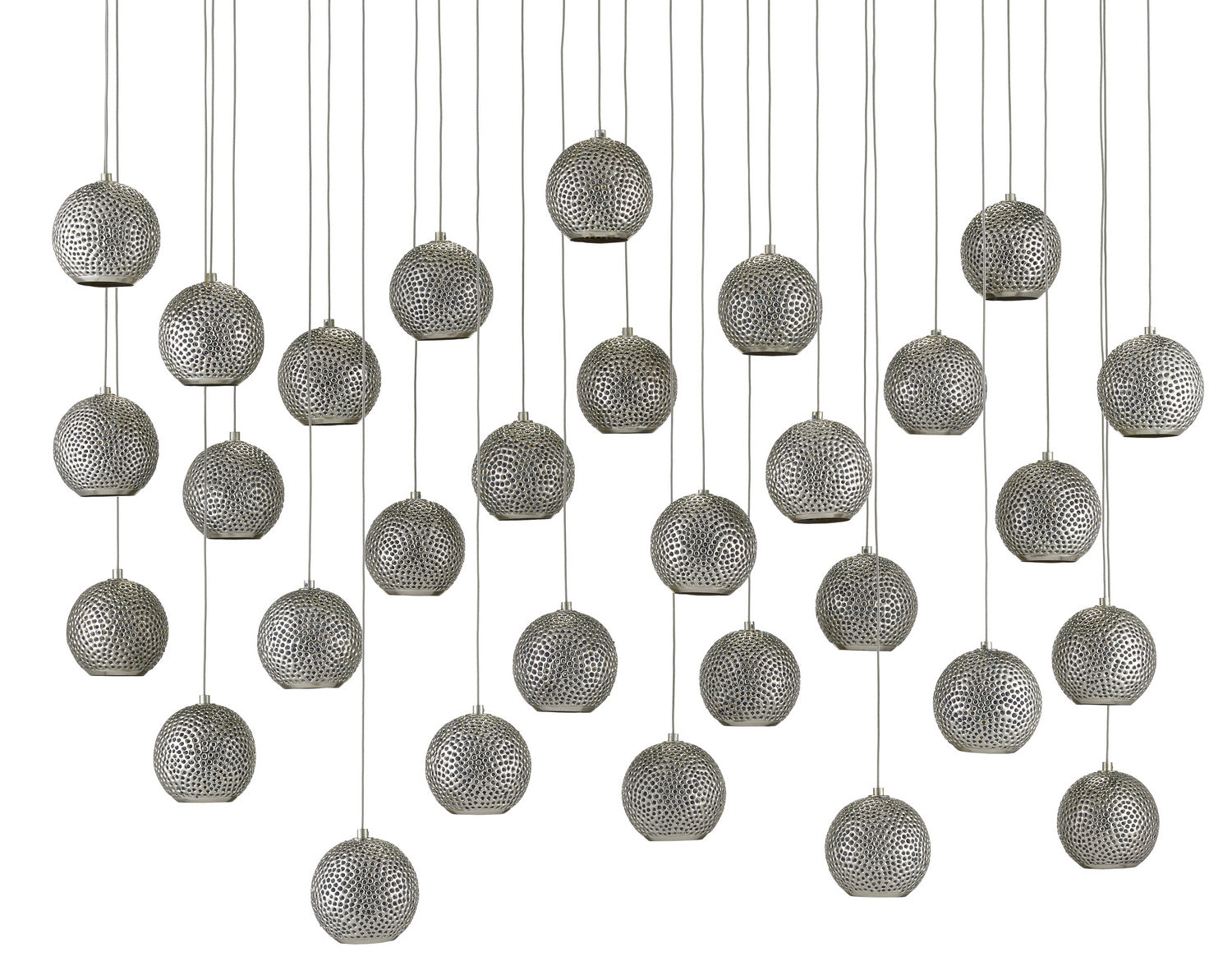 30 Light Pendant from the Giro collection in Blue/Nickel finish