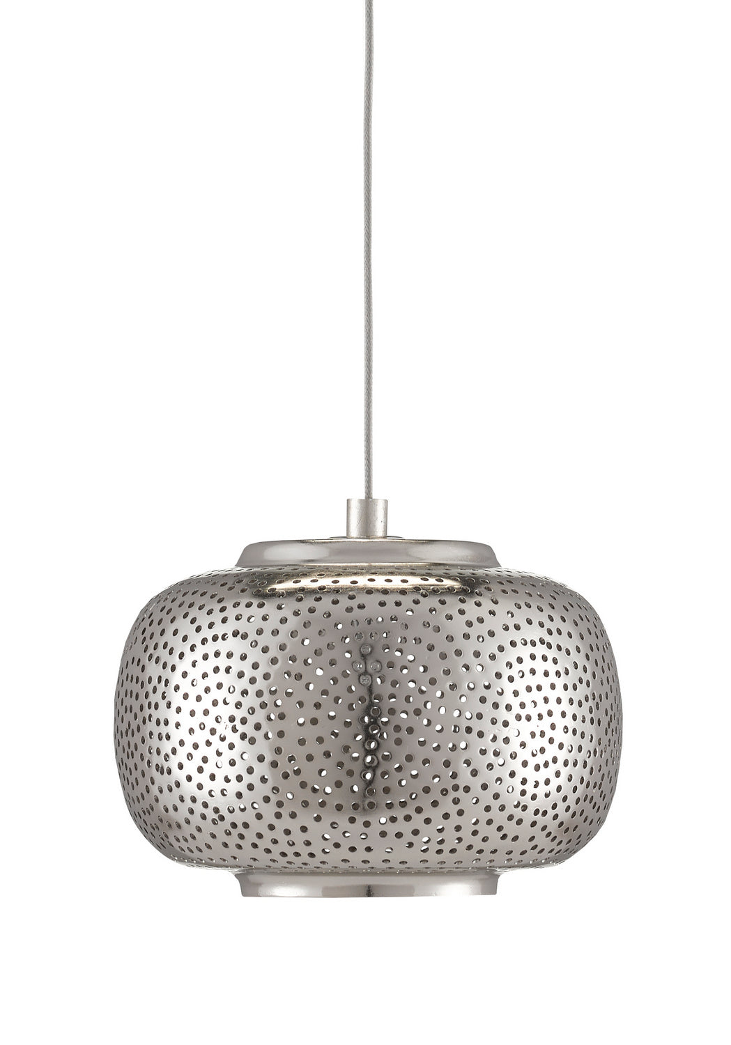 One Light Pendant from the Pepper collection in Nickel finish