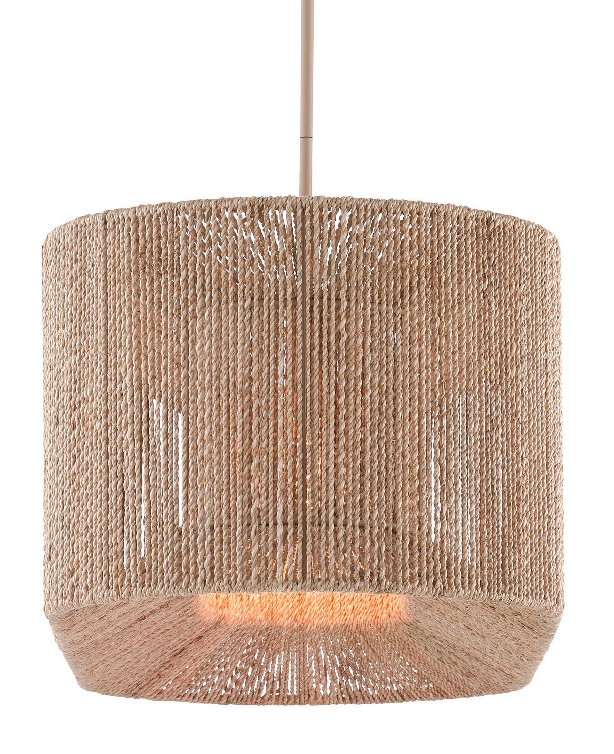 Five Light Chandelier from the Mereworth collection in Natural Rope/Beige finish