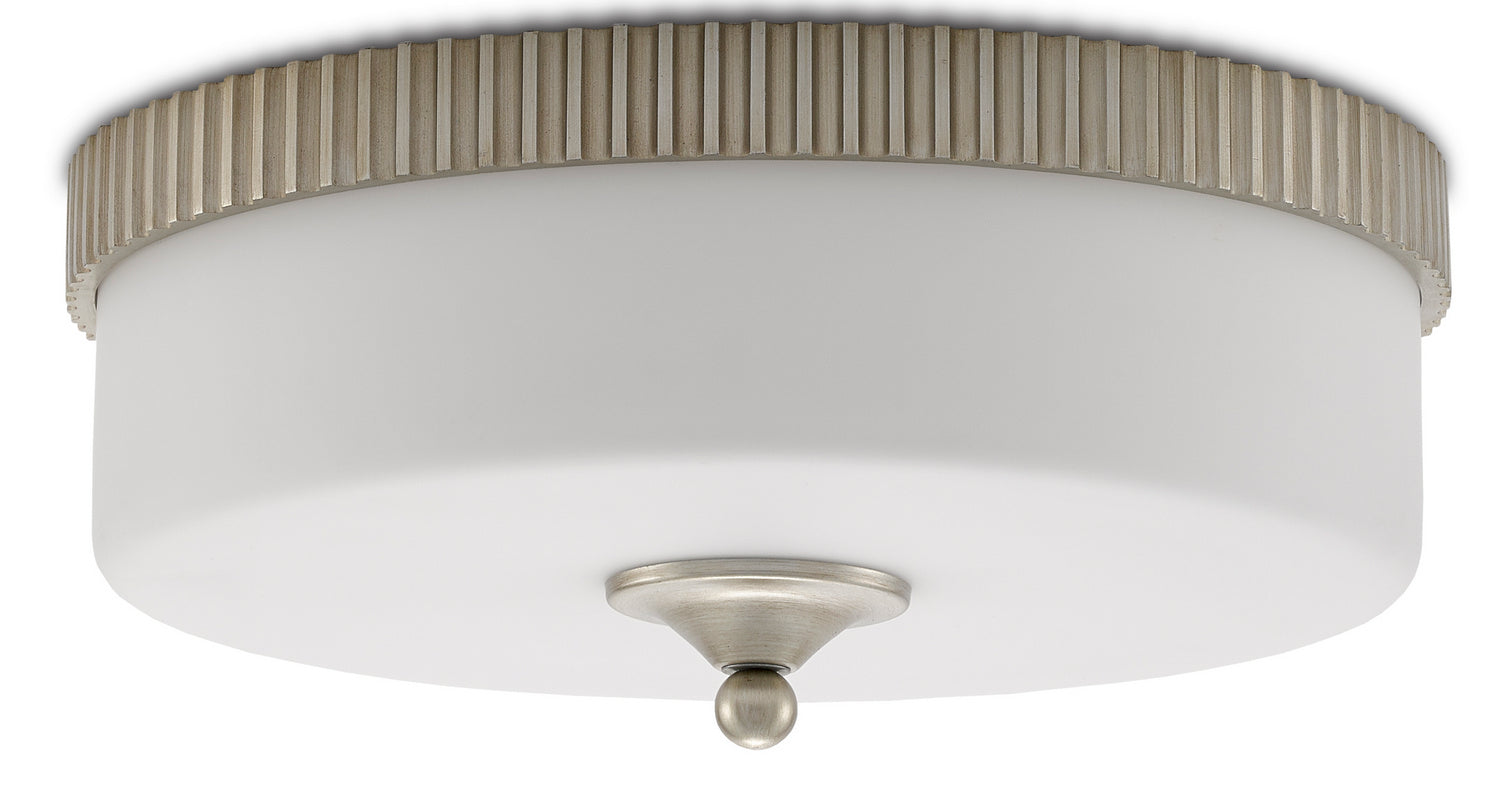 LED Flush Mount from the Barry Goralnick collection in Silver Leaf finish