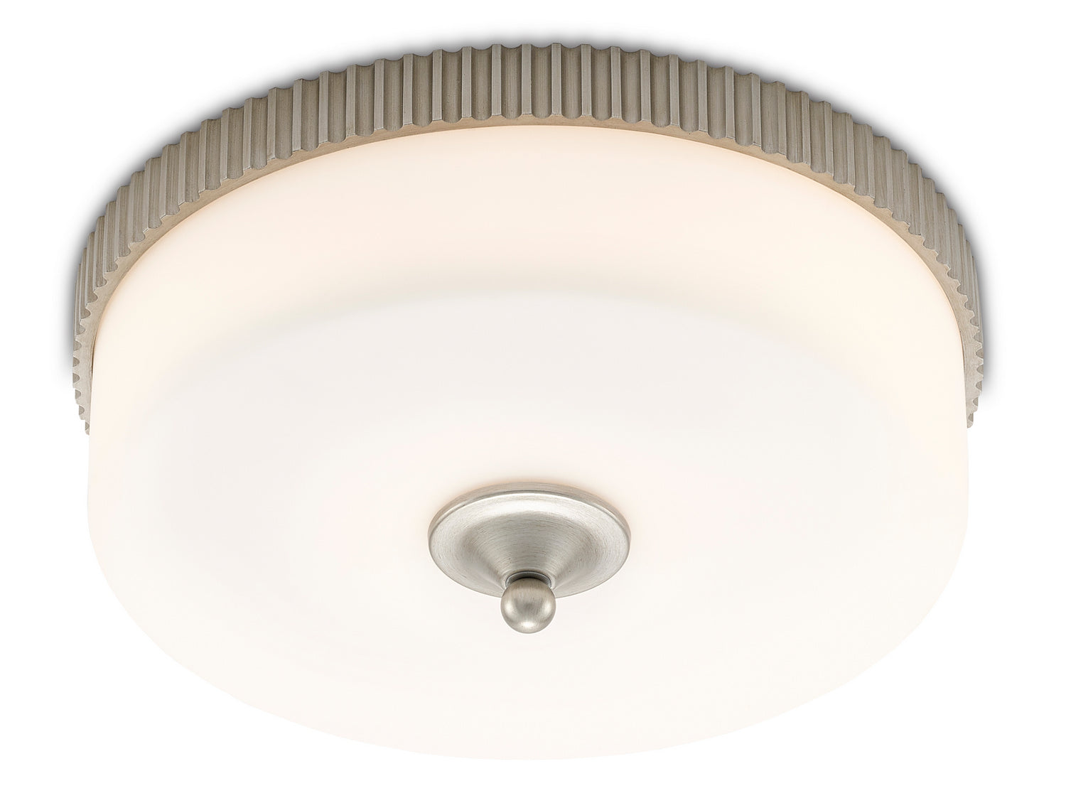 LED Flush Mount from the Barry Goralnick collection in Silver Leaf finish