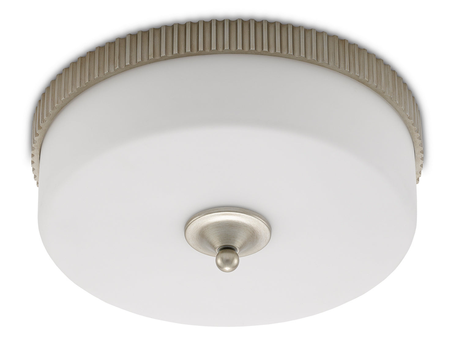 LED Flush Mount from the Barry Goralnick collection in Silver Leaf finish