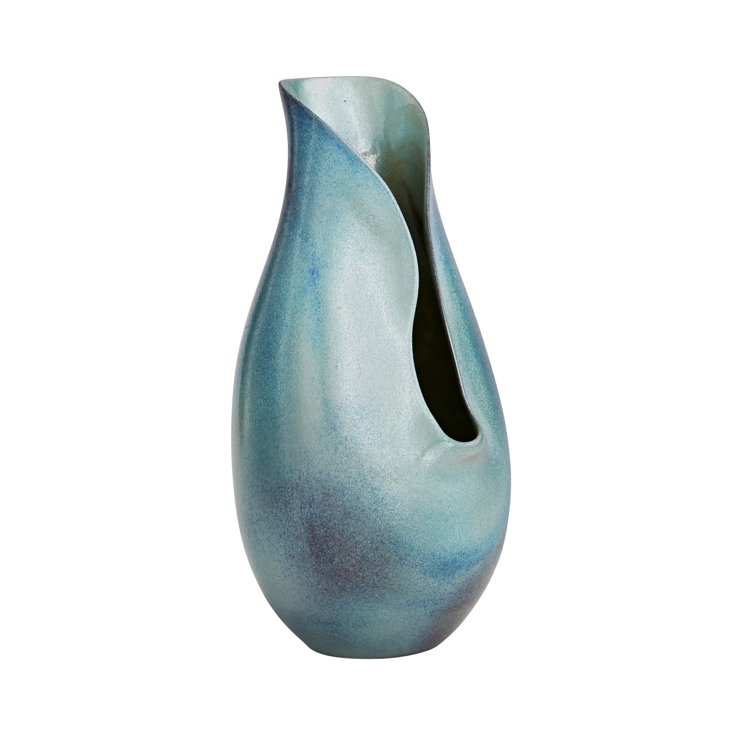 Vases, Set of 2 from the Isaac collection in Waterfall Reactive finish