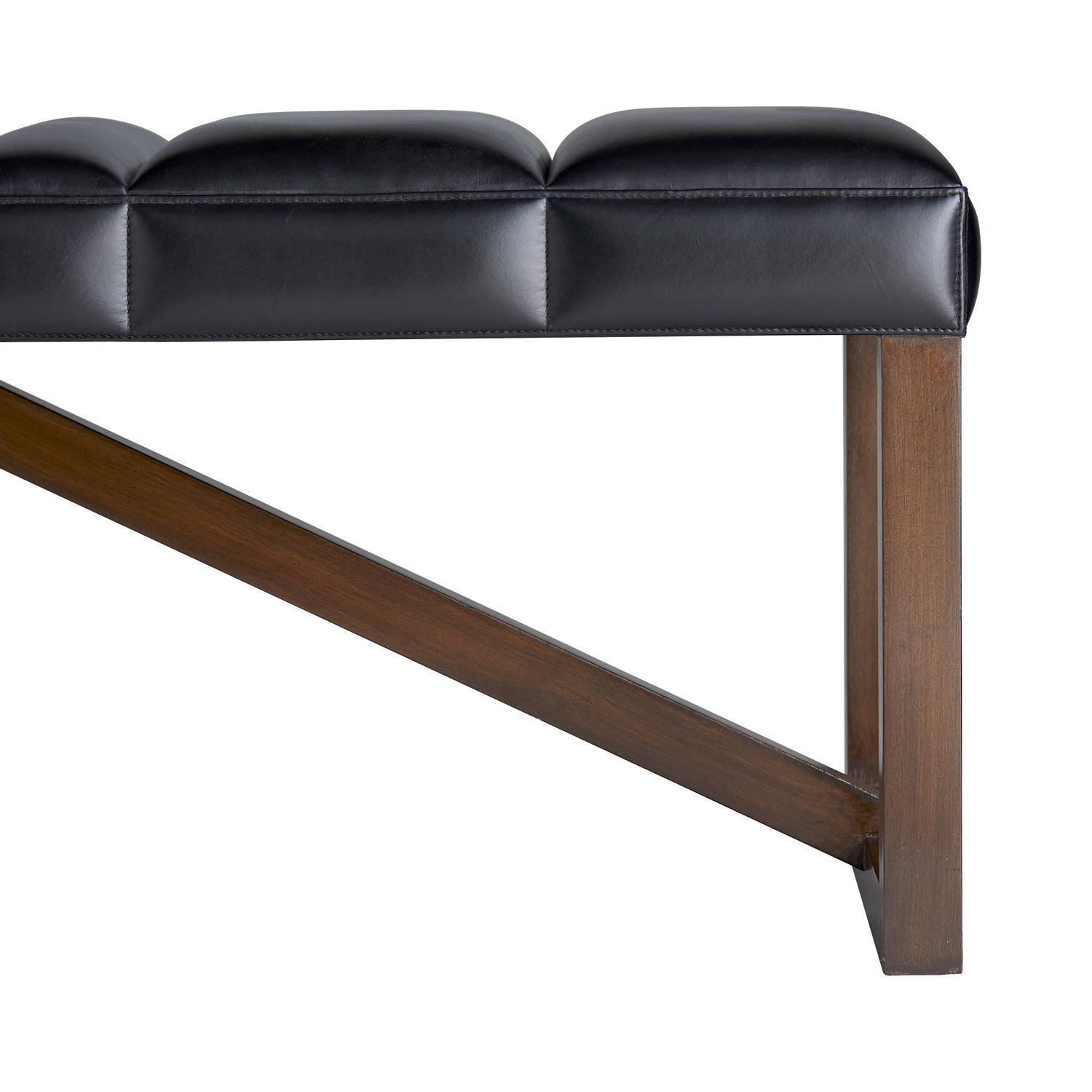 Bench from the Greenwald collection in Black finish