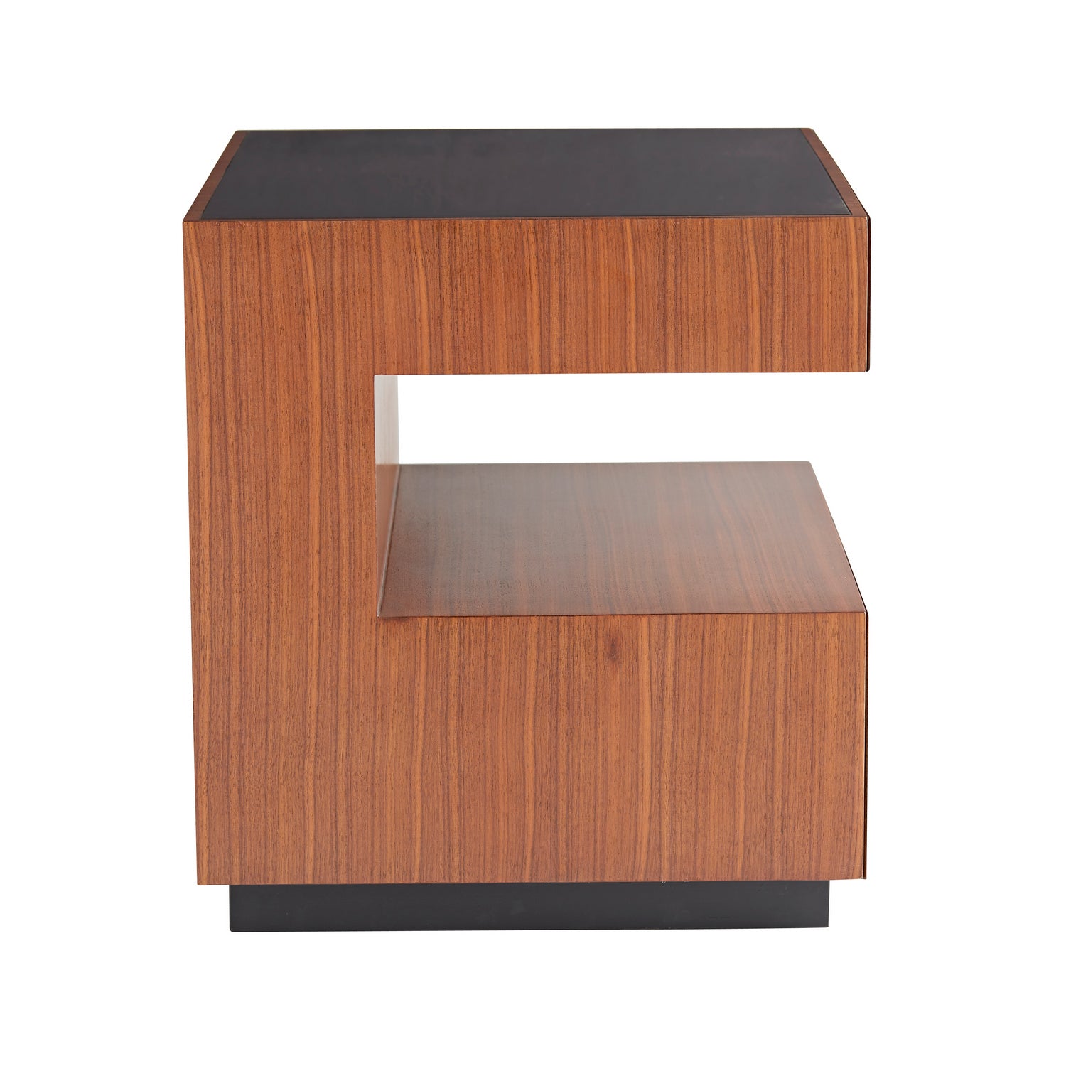 End Table from the Geron collection in Satin Walnut finish