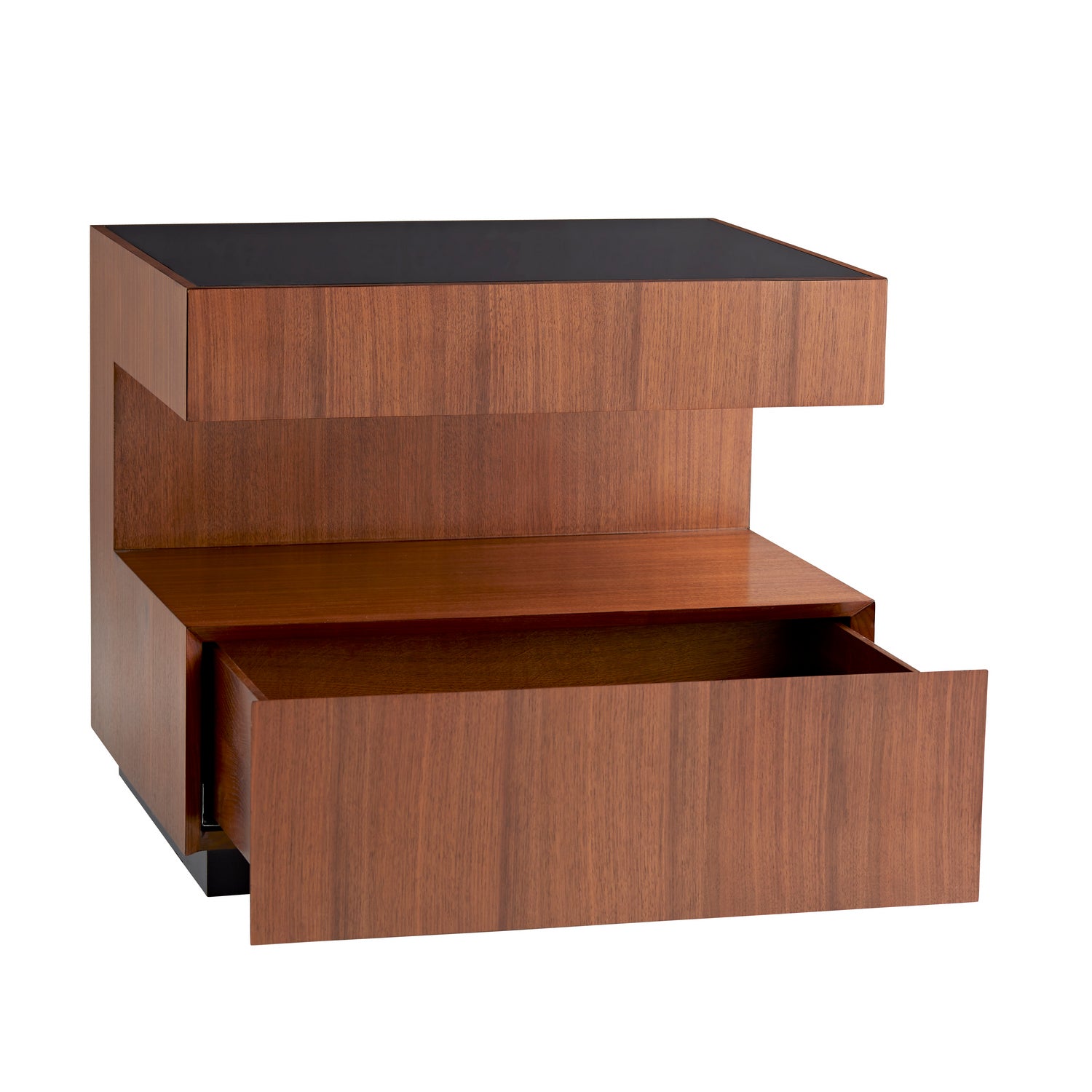 End Table from the Geron collection in Satin Walnut finish