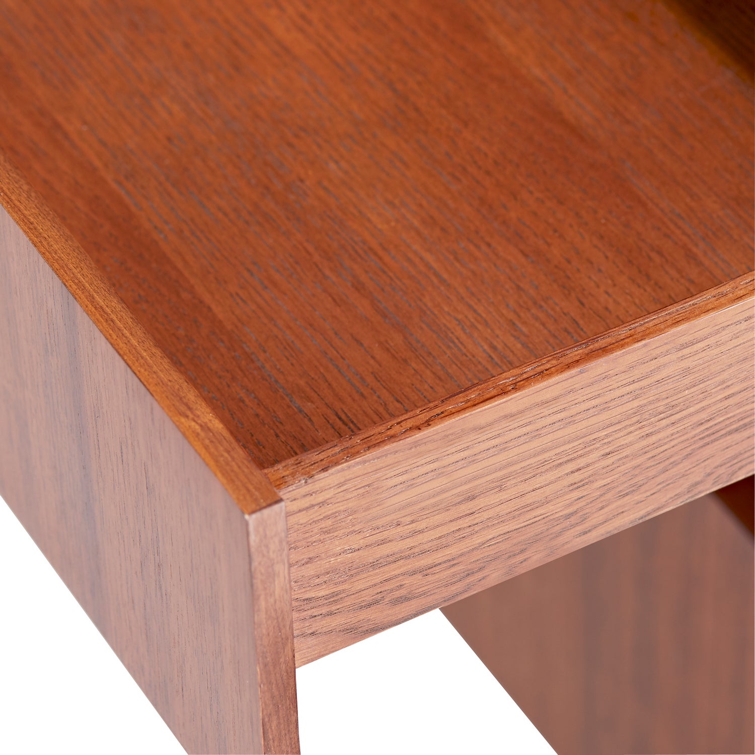 End Table from the Geron collection in Satin Walnut finish