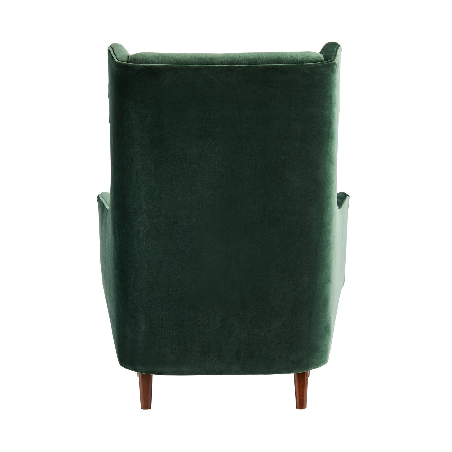 Upholstery - Chair from the Budelli collection in Forest Velvet/Dark Walnut finish