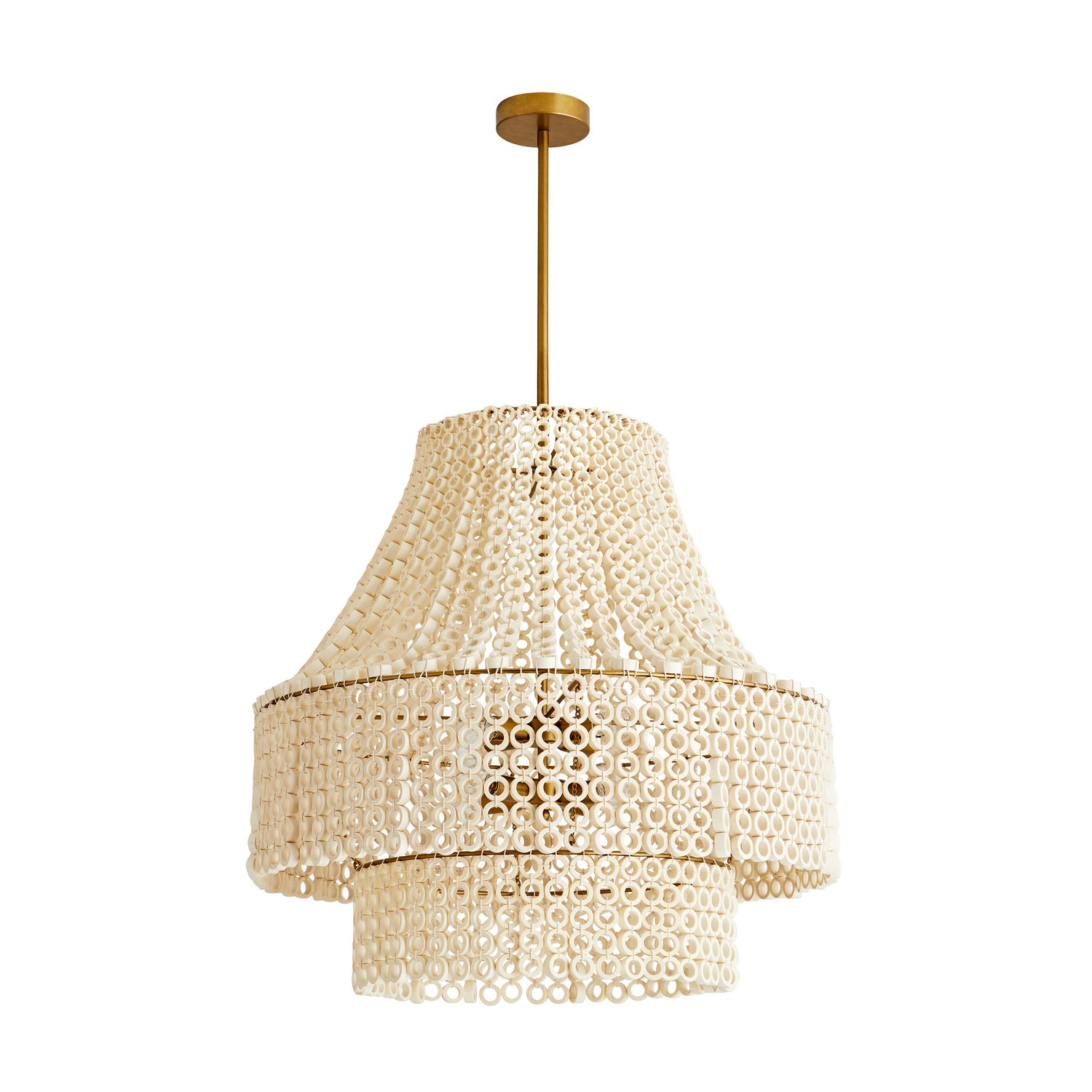 Eight Light Chandelier from the Hannie collection in White finish