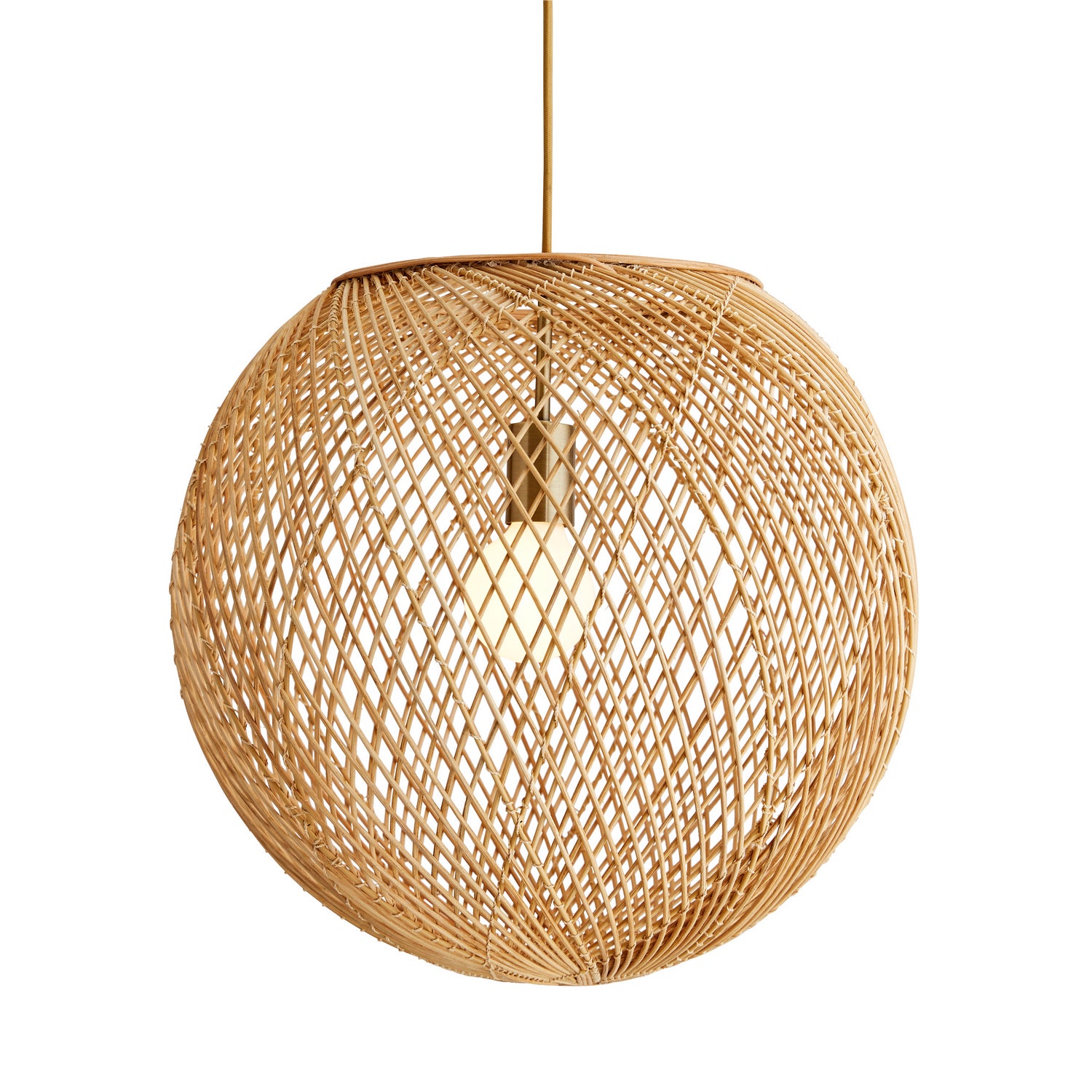 One Light Pendant from the Indiana collection in Natural finish