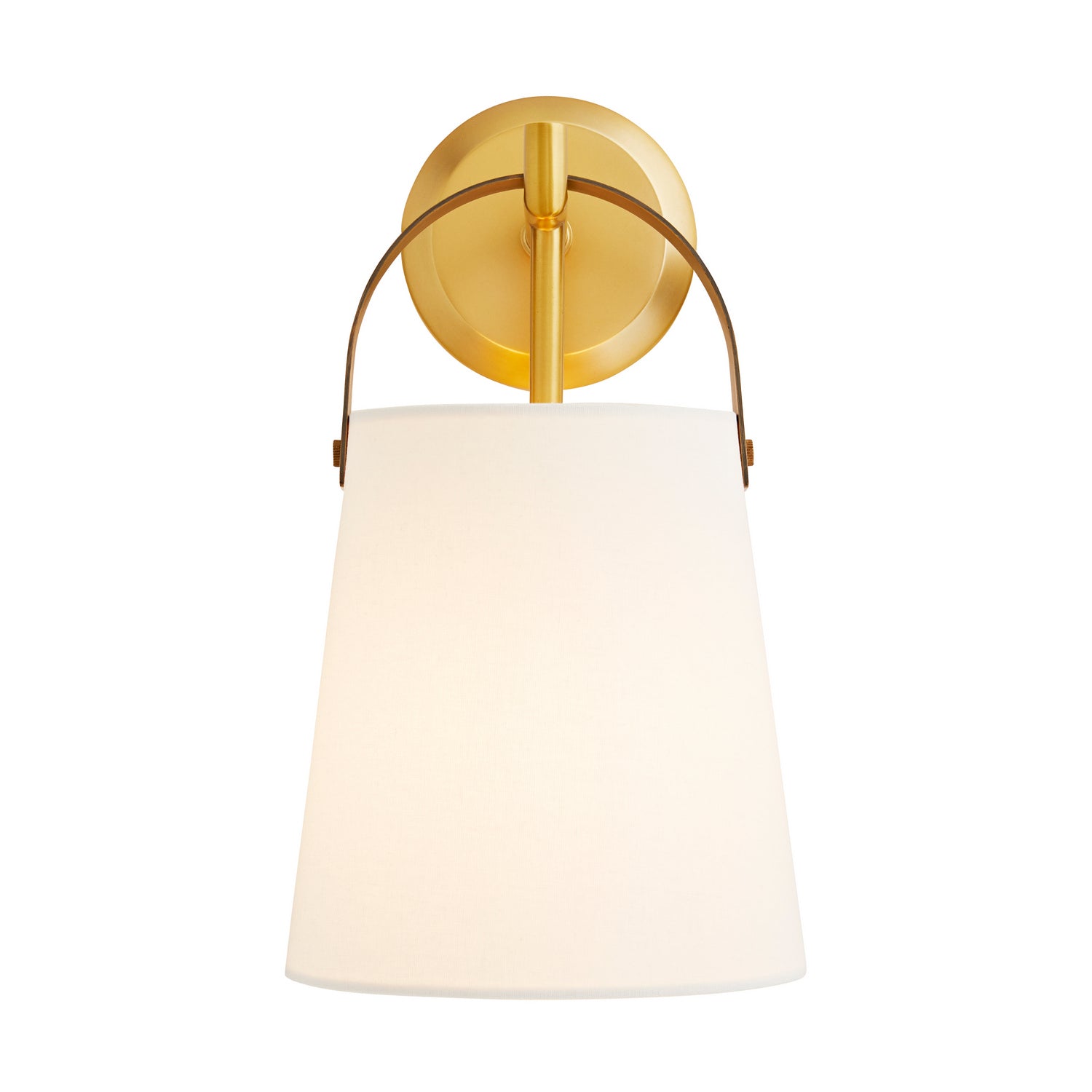 One Light Wall Sconce from the Ian collection in Antique Brass finish