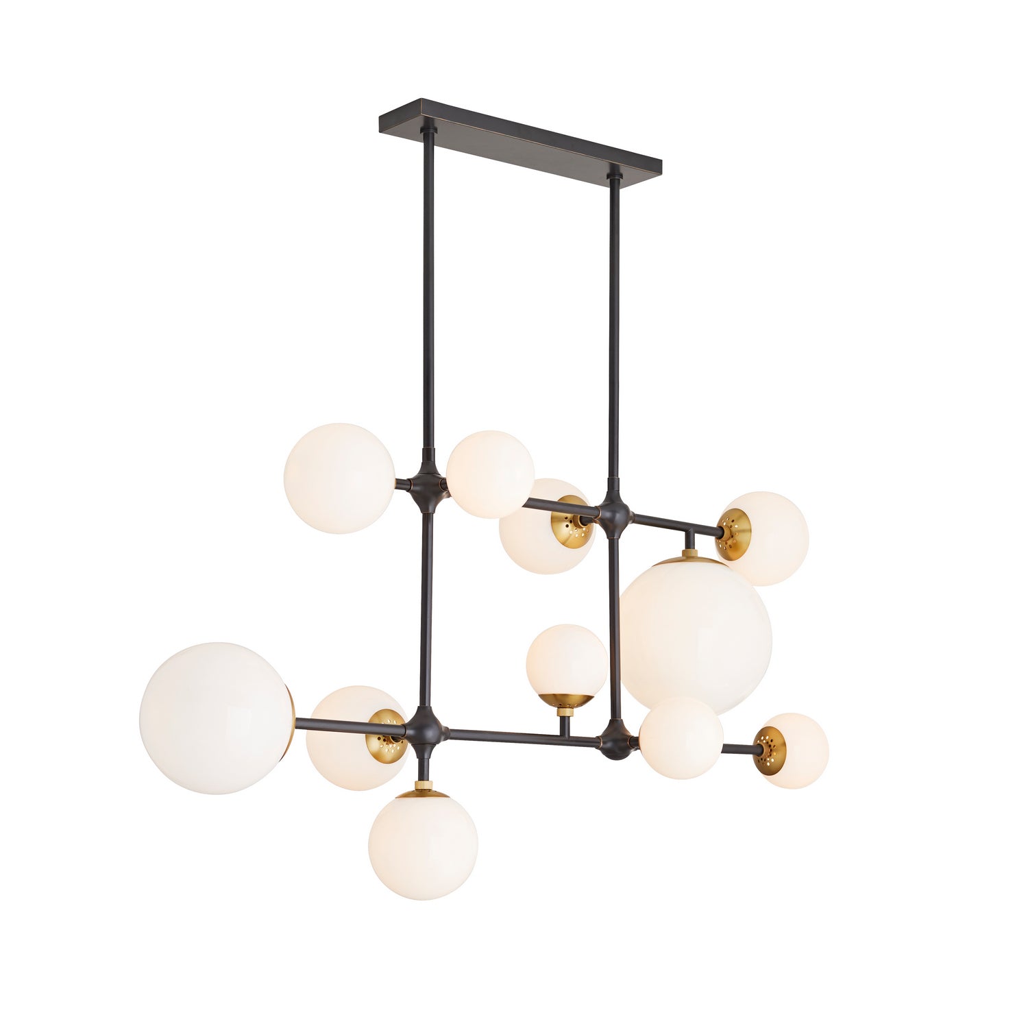 11 Light Chandelier from the Hilliard collection in Bronze finish