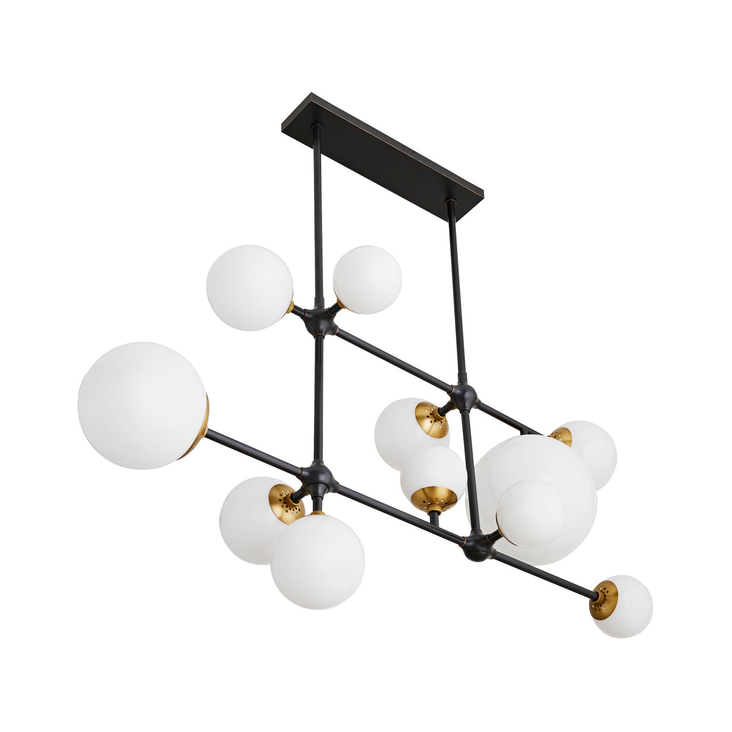 11 Light Chandelier from the Hilliard collection in Bronze finish