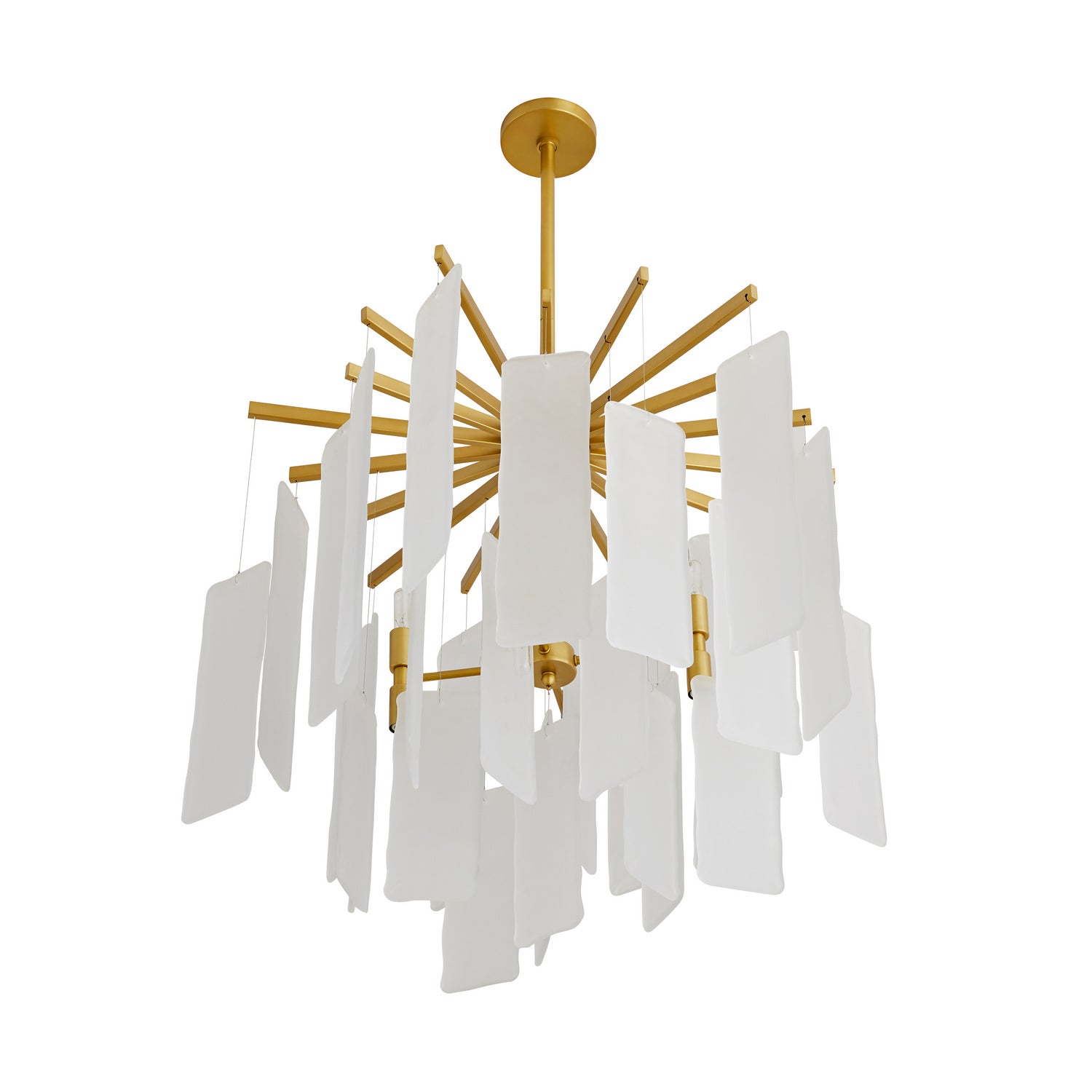 Eight Light Chandelier from the Harriet collection in Frosted finish