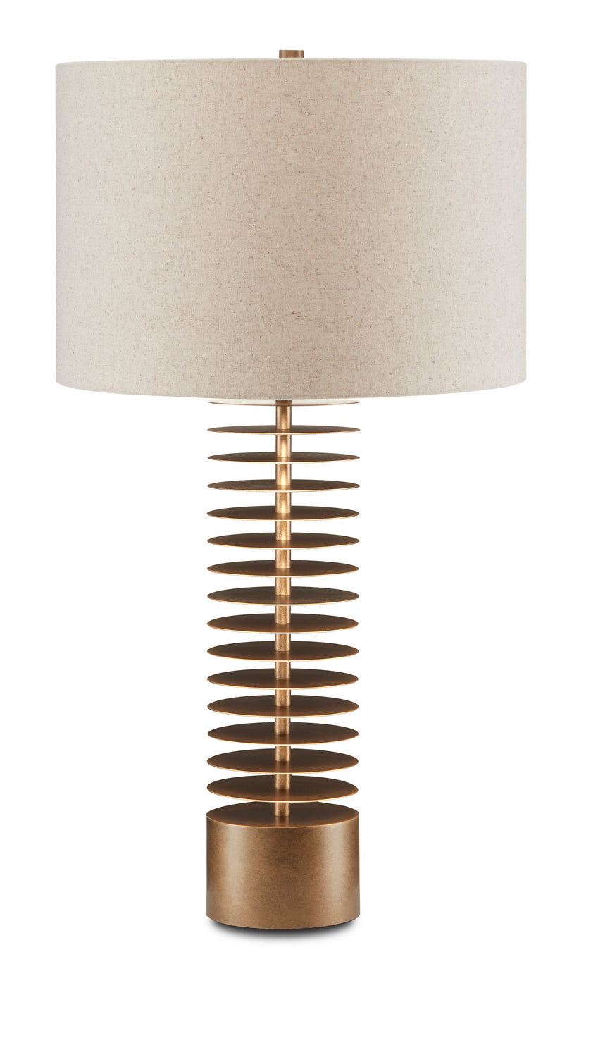 One Light Table Lamp from the Walwyn collection in Antique Brass finish