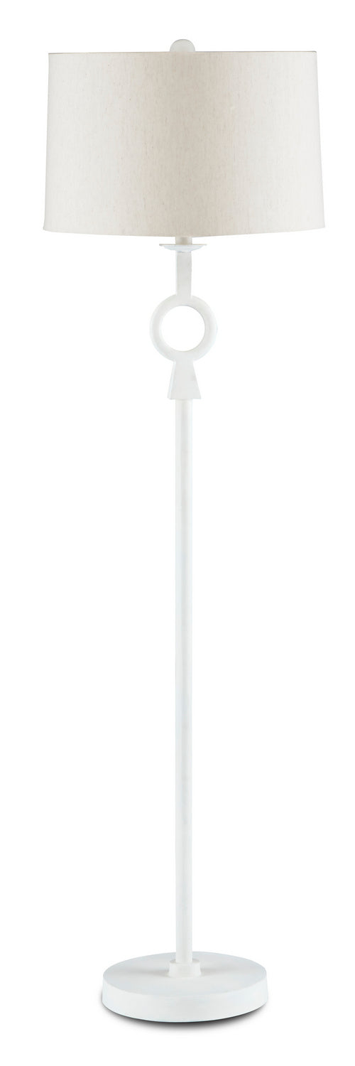 One Light Floor Lamp from the Germaine collection in White finish