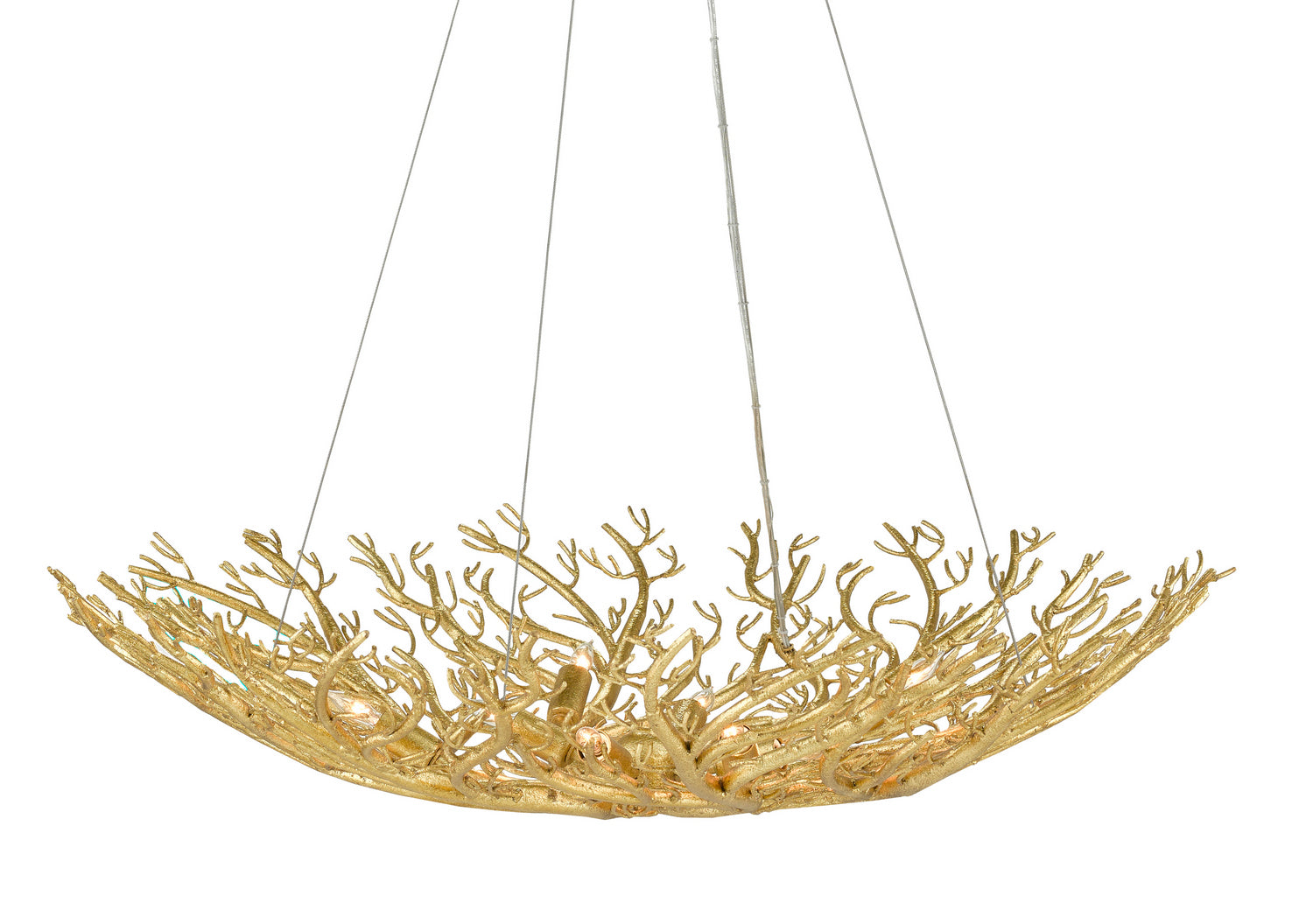 Eight Light Chandelier from the Aviva Stanoff collection in Gold Gilt finish