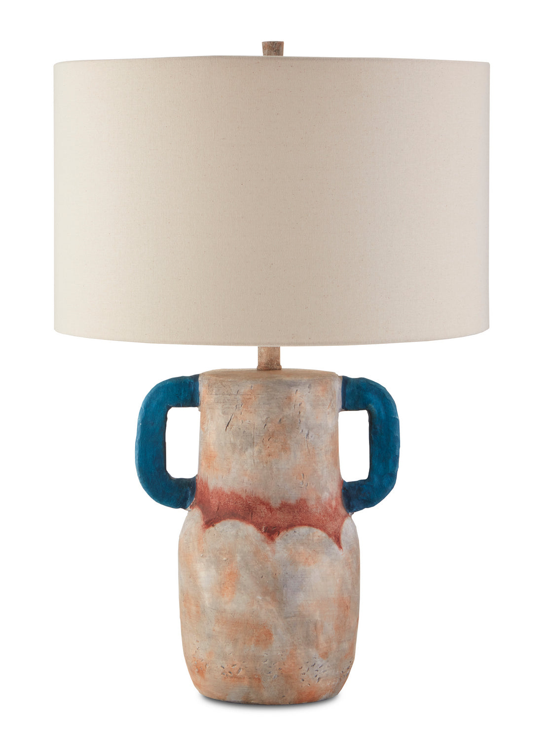 One Light Table Lamp from the Arcadia collection in Sand/Teal/Red finish