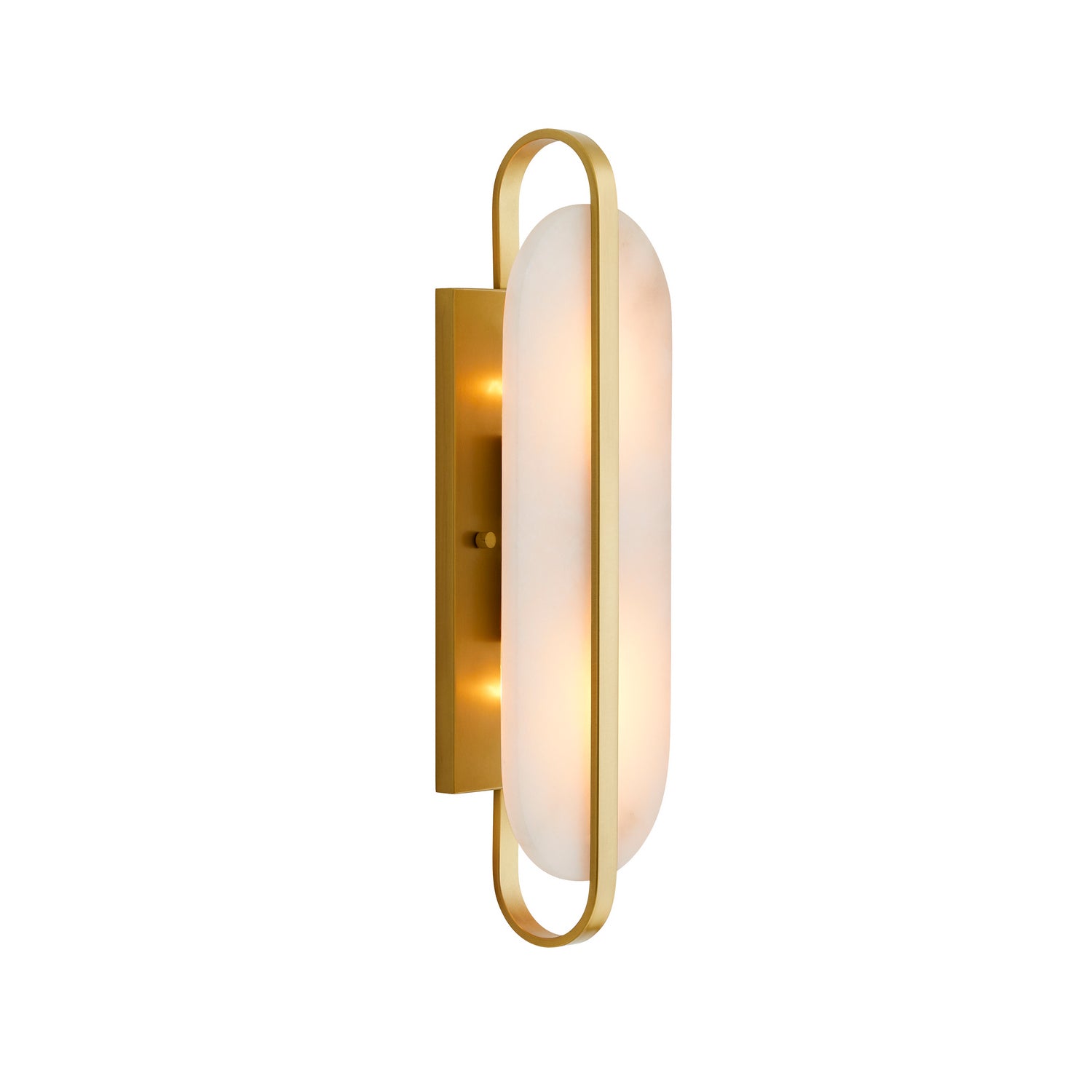 Two Light Wall Sconce from the Julius collection in White finish