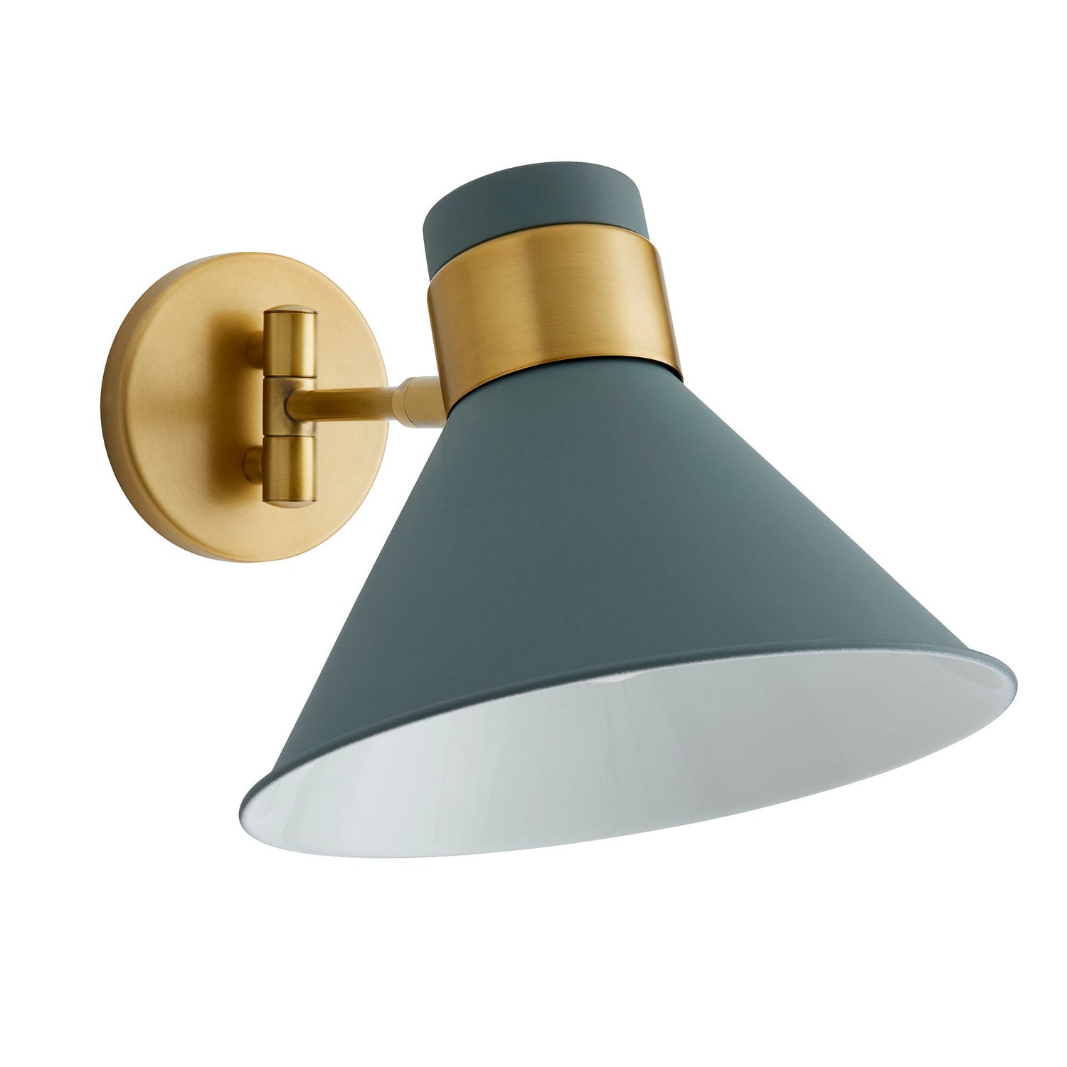 One Light Wall Sconce from the Lane collection in Cadet Blue finish