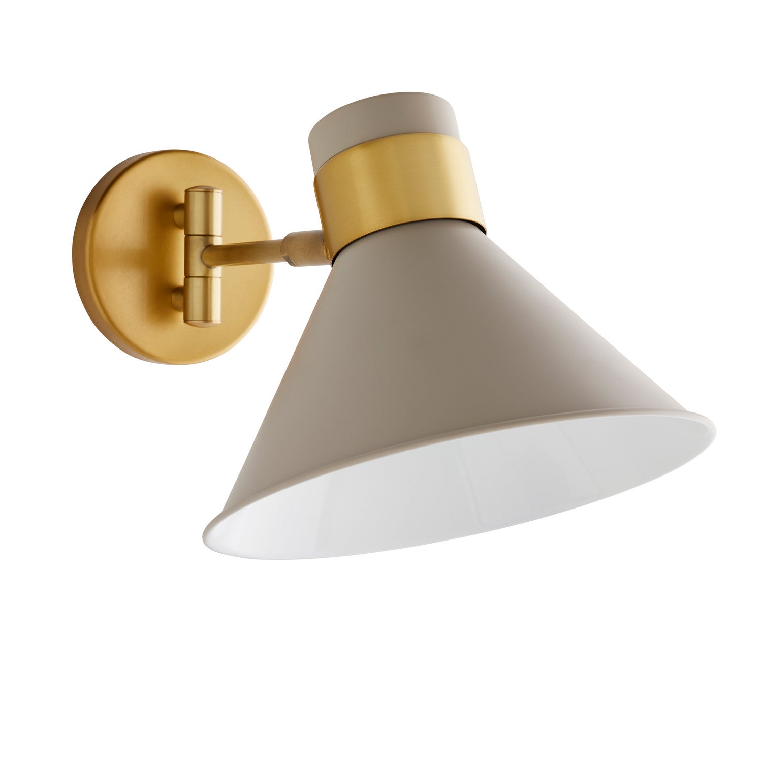 One Light Wall Sconce from the Lane collection in Taupe finish