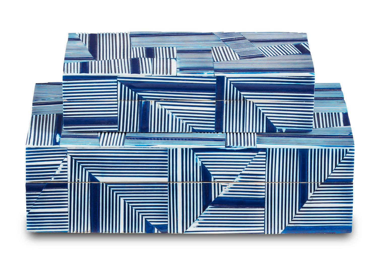 Box from the Cade collection in Blue/White finish