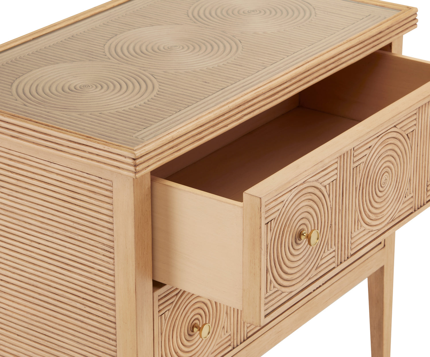 Chest from the Santos collection in Sea Sand finish