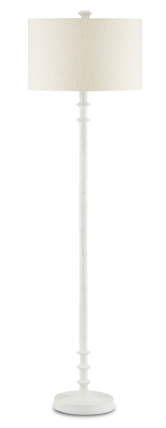 One Light Floor Lamp from the Gallo collection in Antique White finish