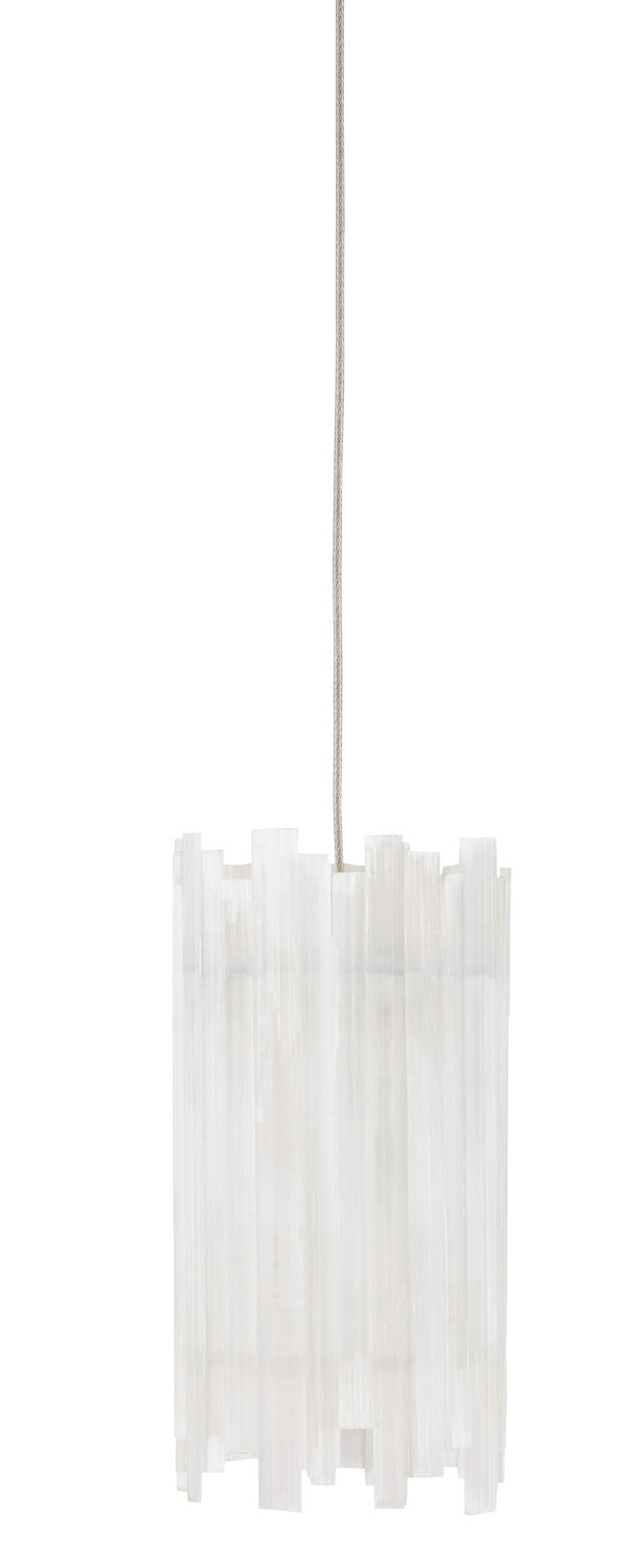 One Light Pendant from the Escenia collection in Frosted White finish