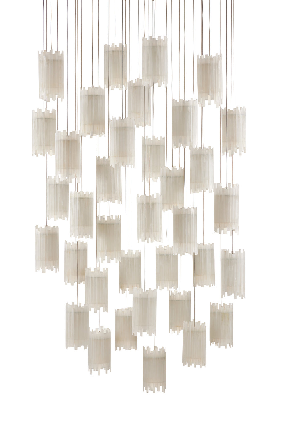 36 Light Pendant from the Escenia collection in Frosted White finish