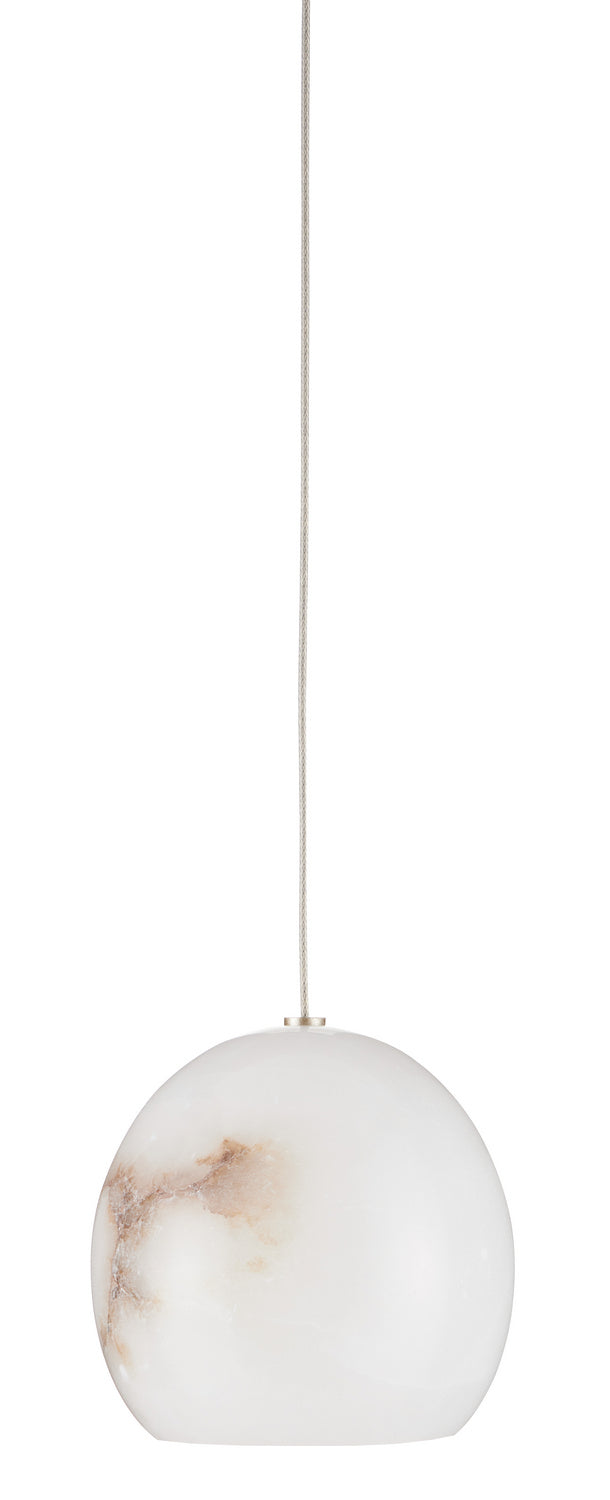 One Light Pendant from the Lazio collection in White finish