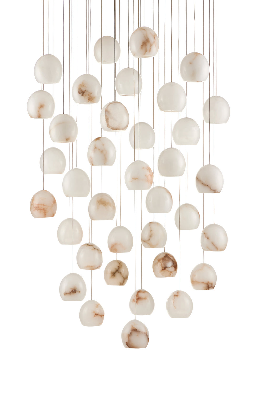 36 Light Pendant from the Lazio collection in White finish