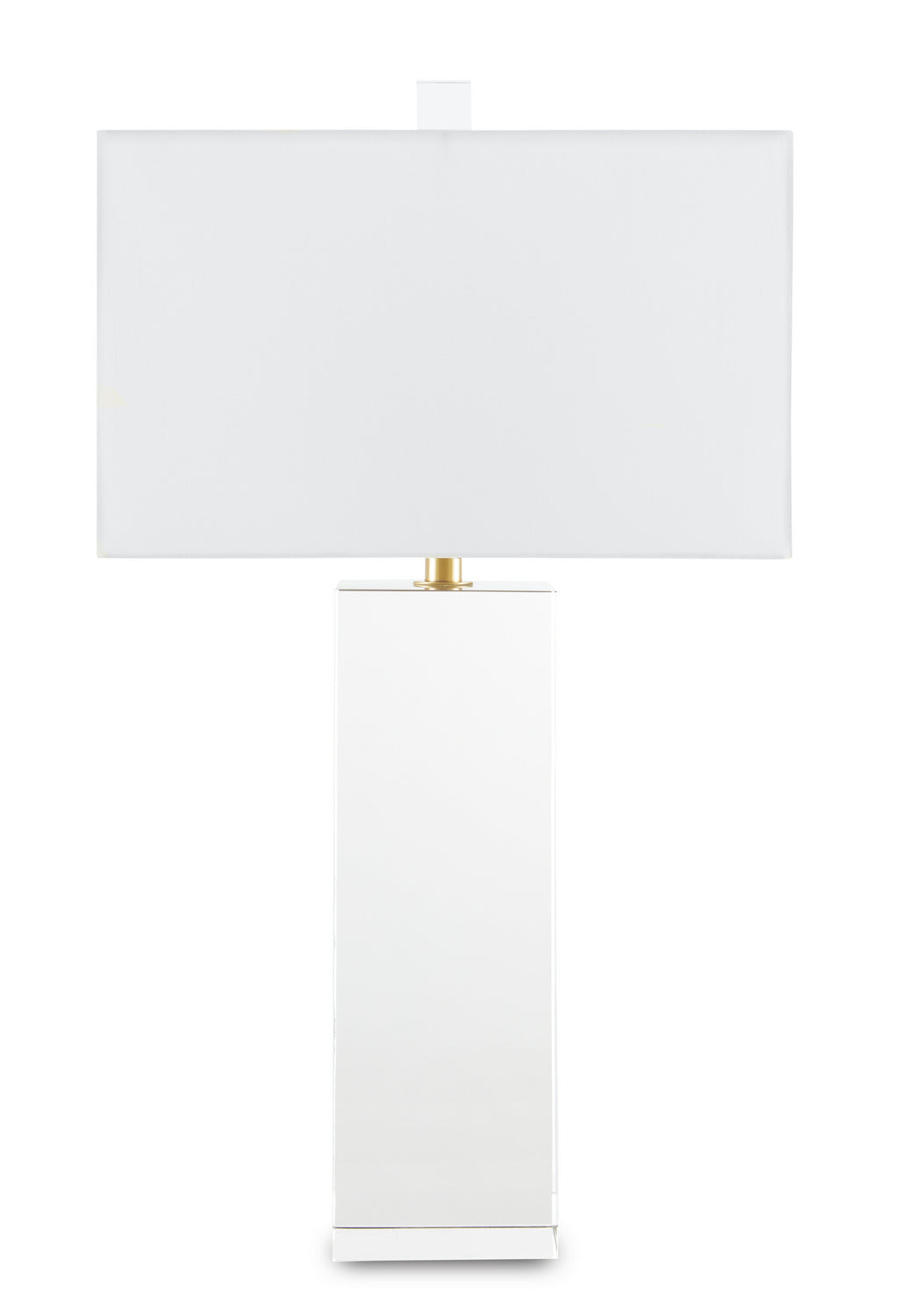 One Light Table Lamp from the Clara collection in Clear/Brass finish