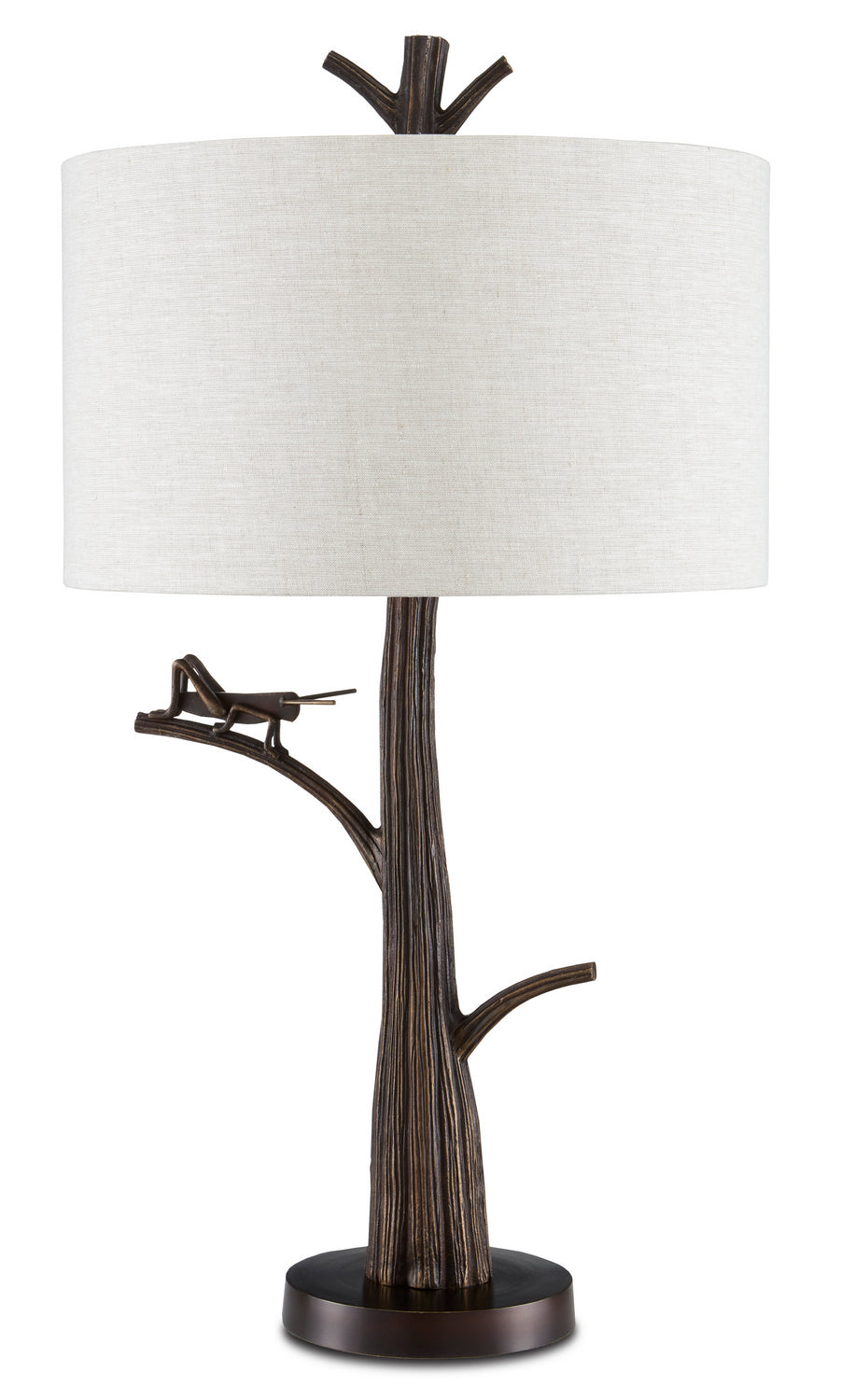 One Light Table Lamp from the Grasshopper collection in Bronze finish