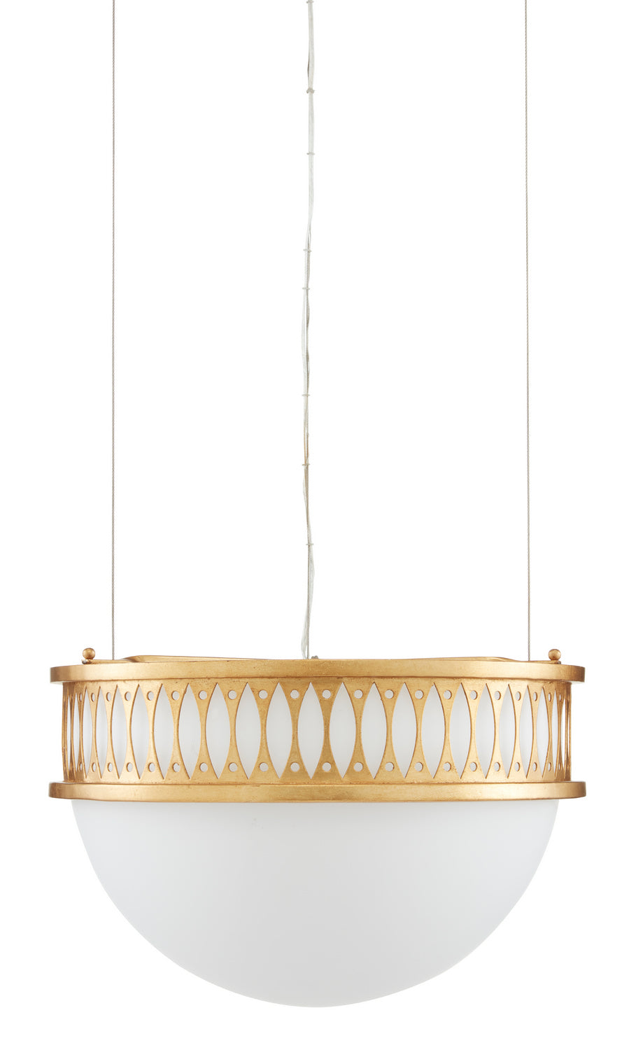 One Light Pendant from the Bunny Williams collection in Contemporary Gold Leaf/Painted Contemporary Gold finish