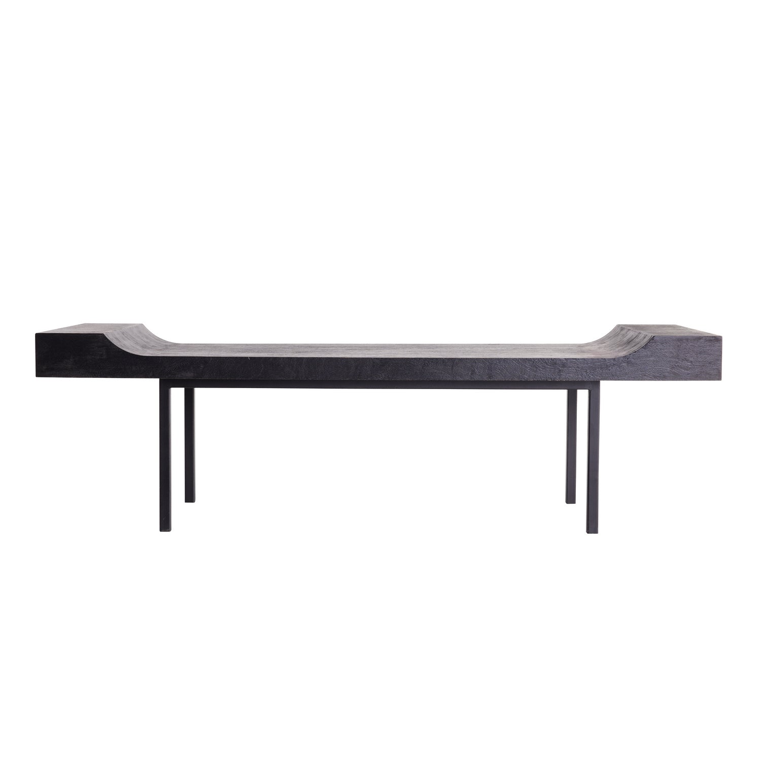 Bench from the Lanny collection in Black finish