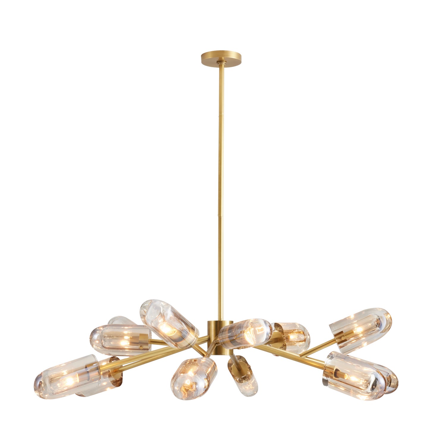 12 Light Chandelier from the Javier collection in Champagne finish