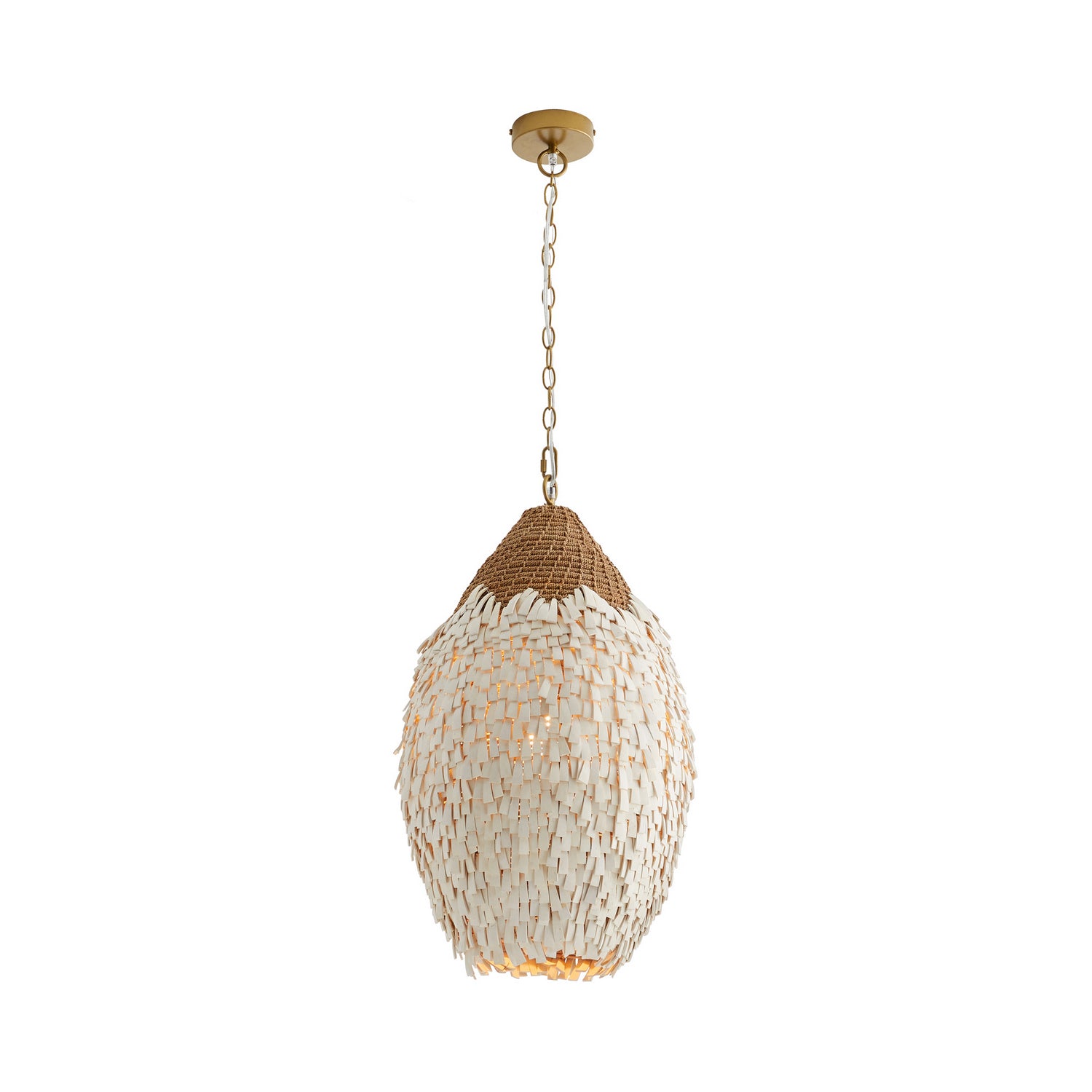 One Light Pendant from the Orla collection in Natural finish