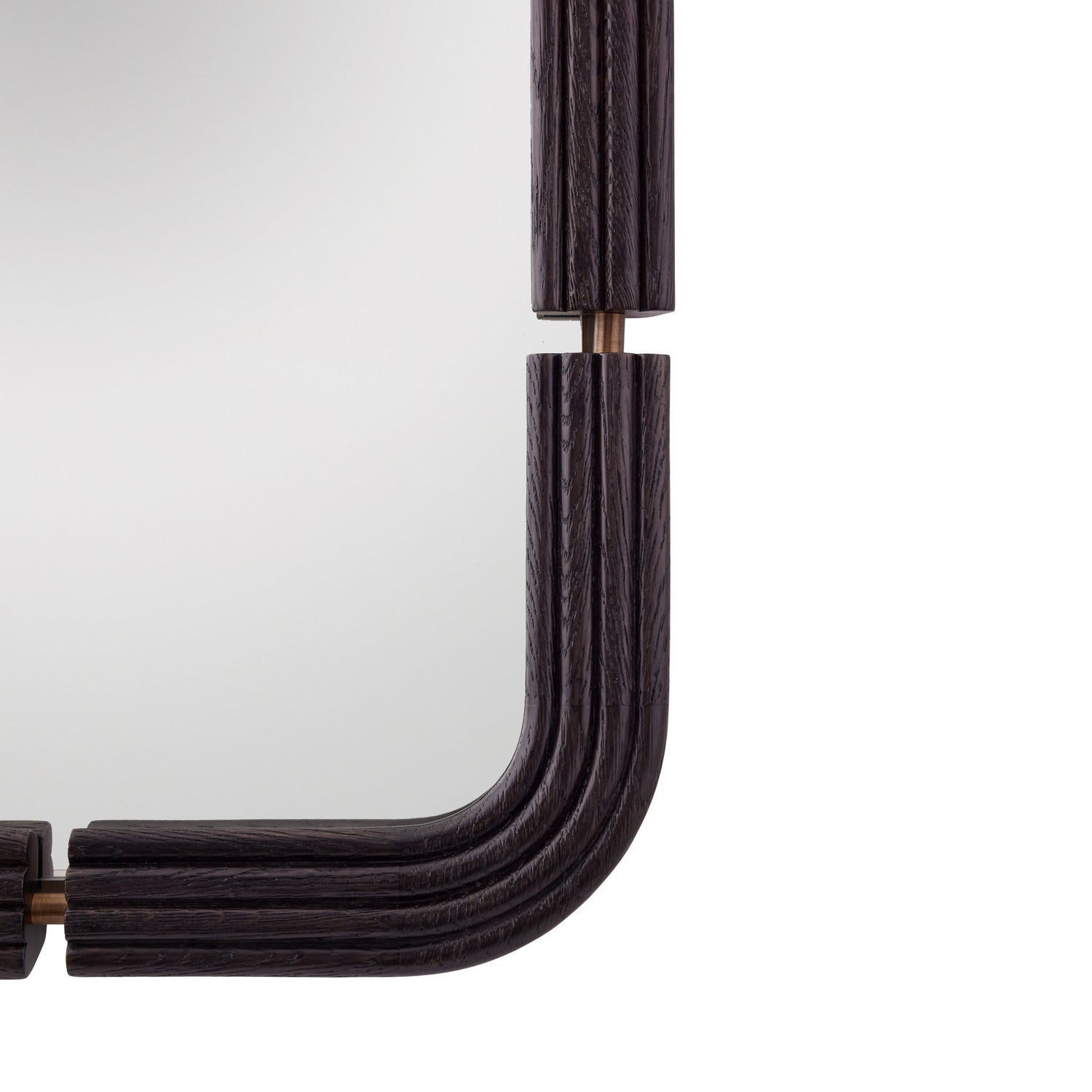 Mirror from the Mulholland collection in Sable finish